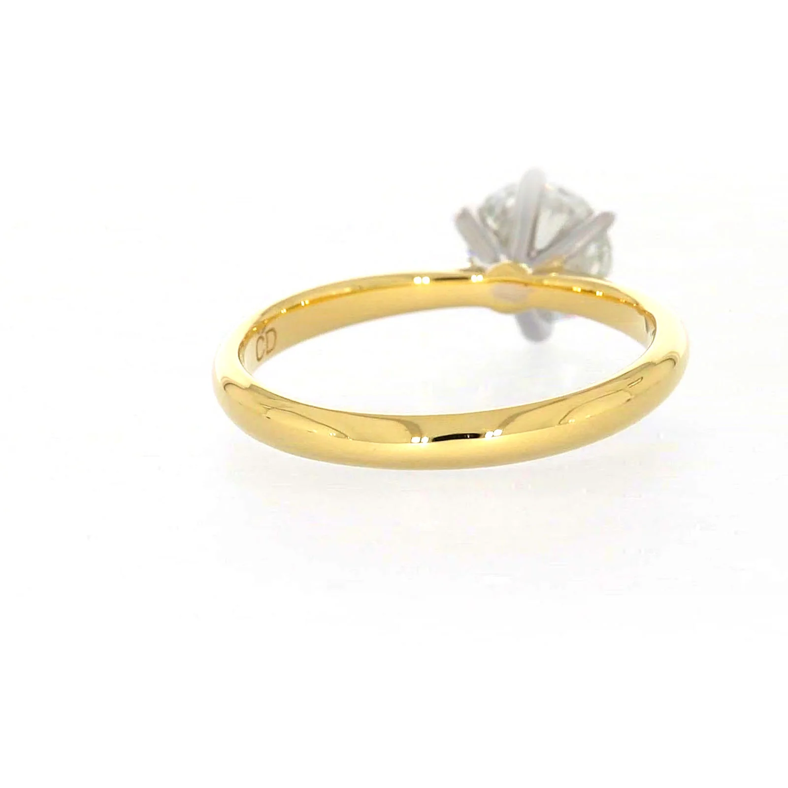 Celebration 18ct Yellow Gold Round Brilliant Cut 1 Carat tw of Certified Lab Grown Diamonds Ring - Image 41