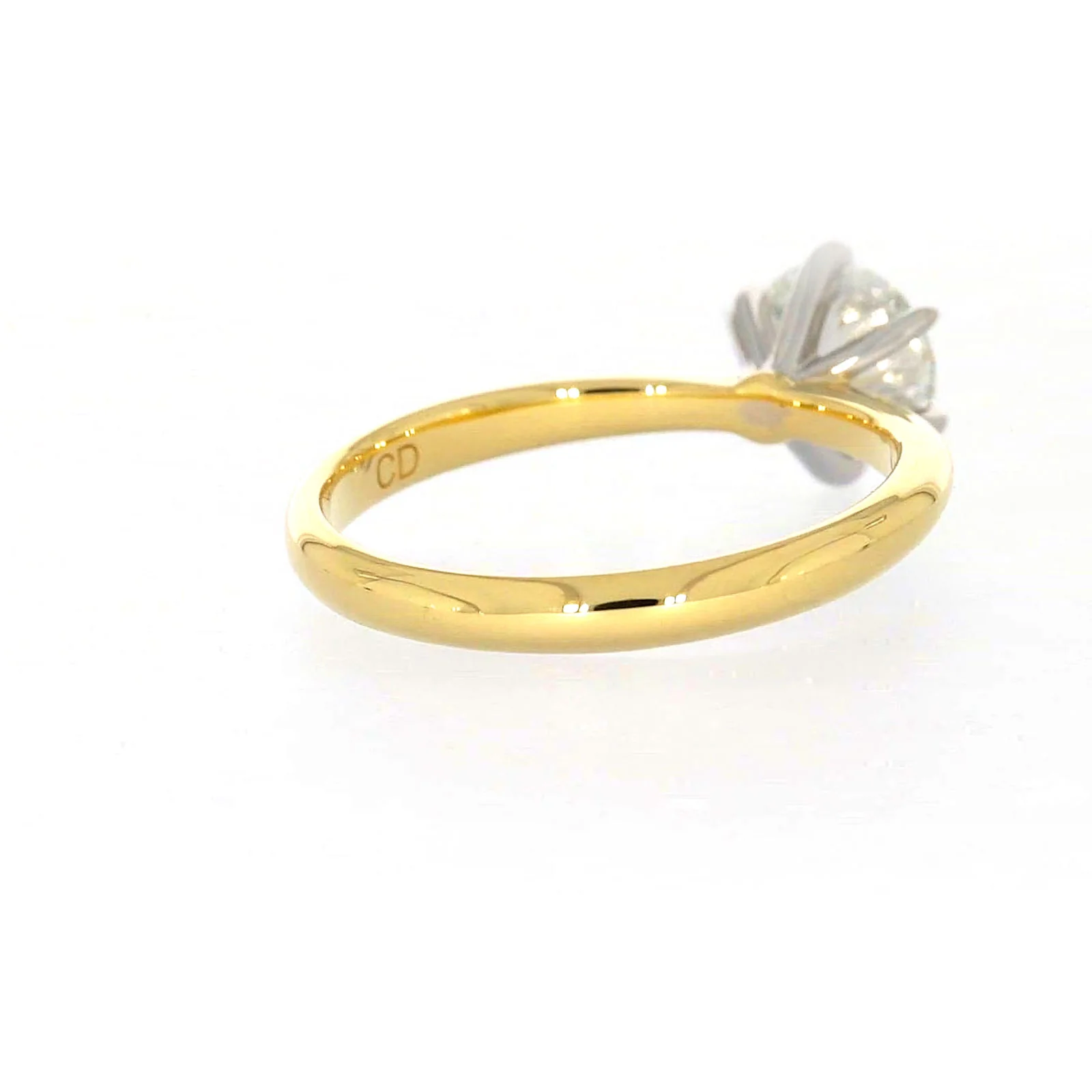 Celebration 18ct Yellow Gold Round Brilliant Cut 1 Carat tw of Certified Lab Grown Diamonds Ring - Image 44