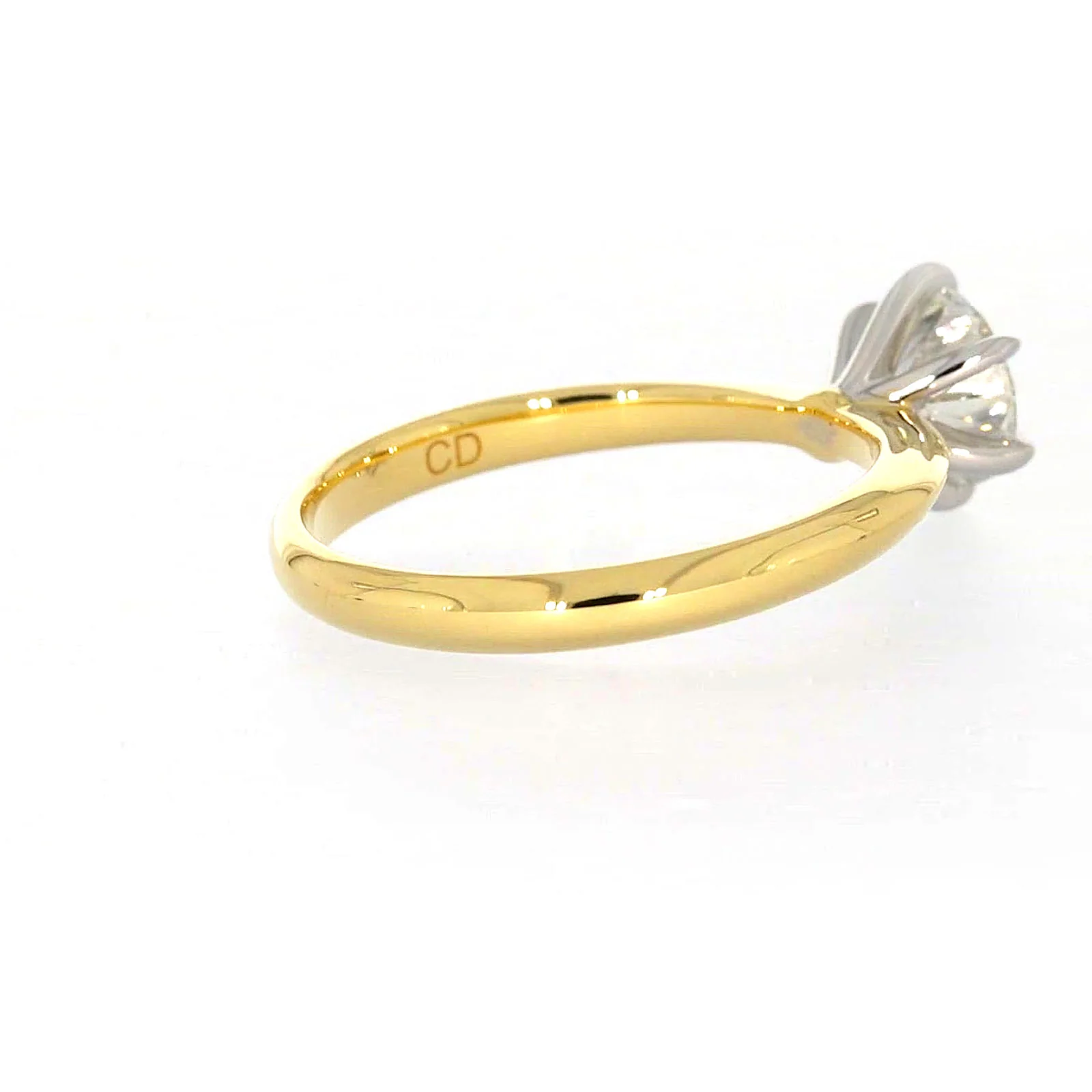 Celebration 18ct Yellow Gold Round Brilliant Cut 1 Carat tw of Certified Lab Grown Diamonds Ring - Image 48