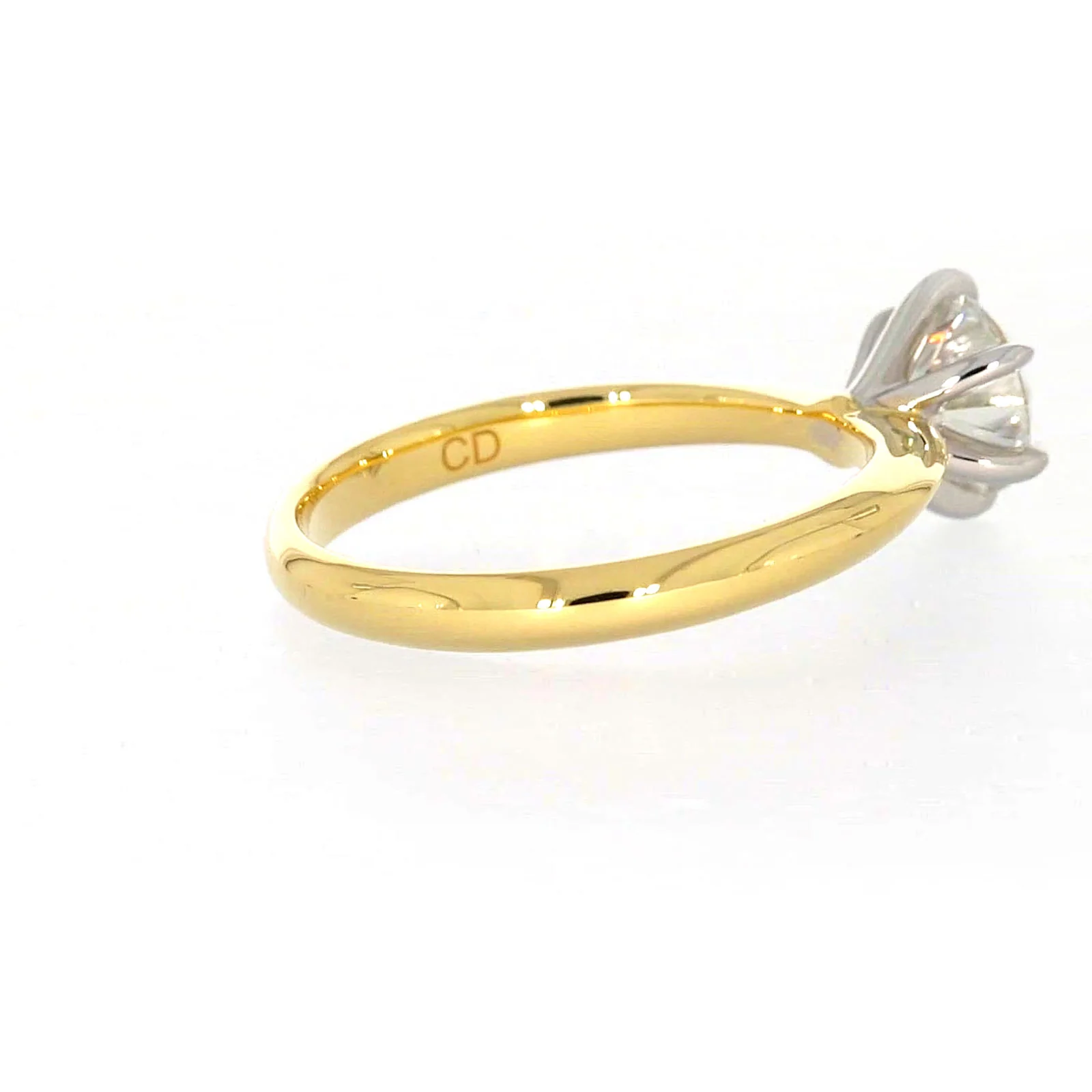 Celebration 18ct Yellow Gold Round Brilliant Cut 1 Carat tw of Certified Lab Grown Diamonds Ring - Image 49
