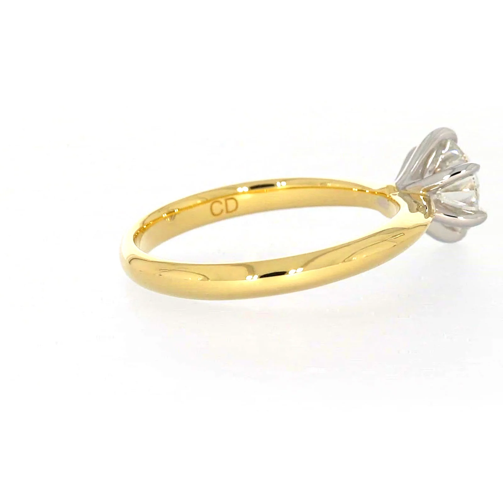 Celebration 18ct Yellow Gold Round Brilliant Cut 1 Carat tw of Certified Lab Grown Diamonds Ring - Image 50