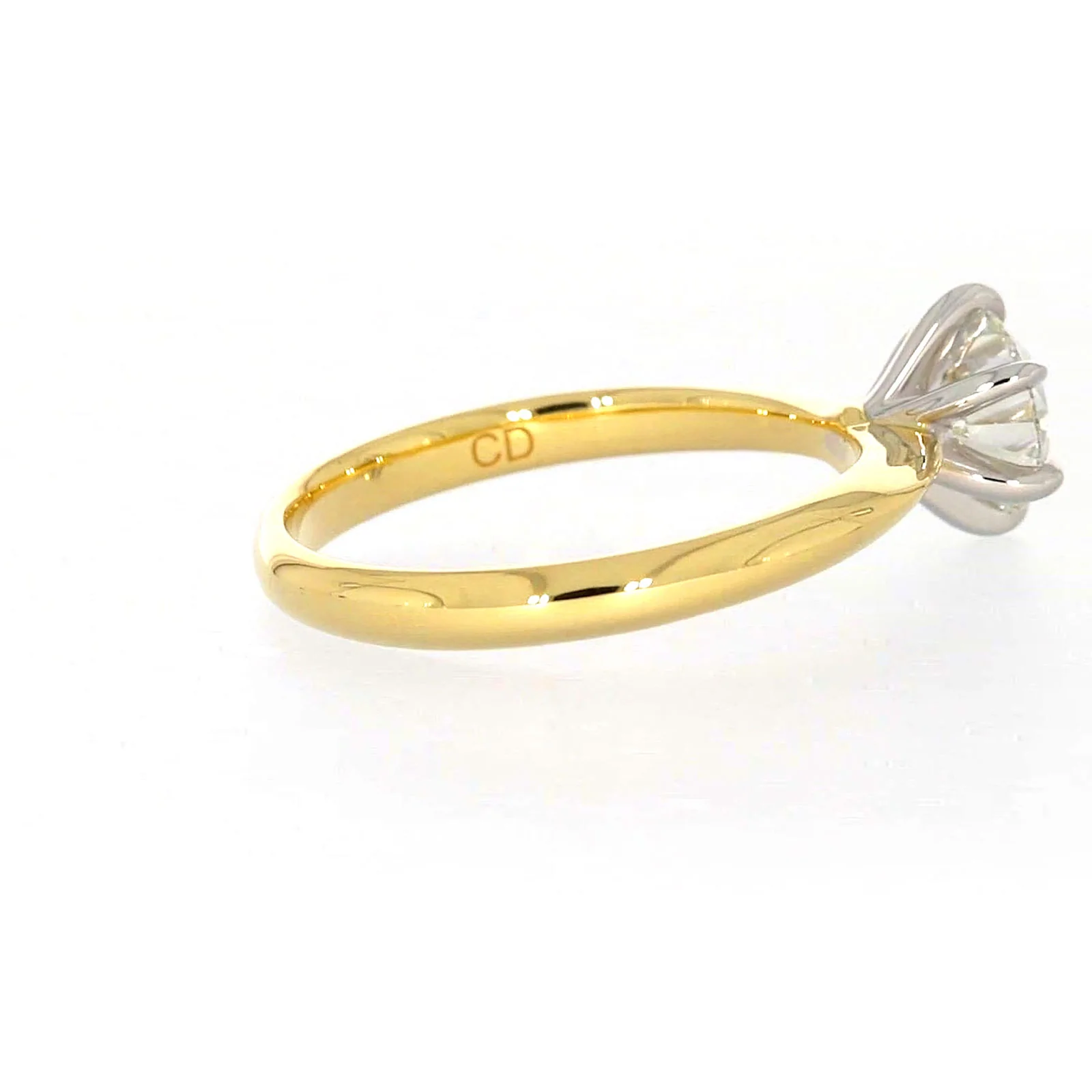 Celebration 18ct Yellow Gold Round Brilliant Cut 1 Carat tw of Certified Lab Grown Diamonds Ring - Image 51