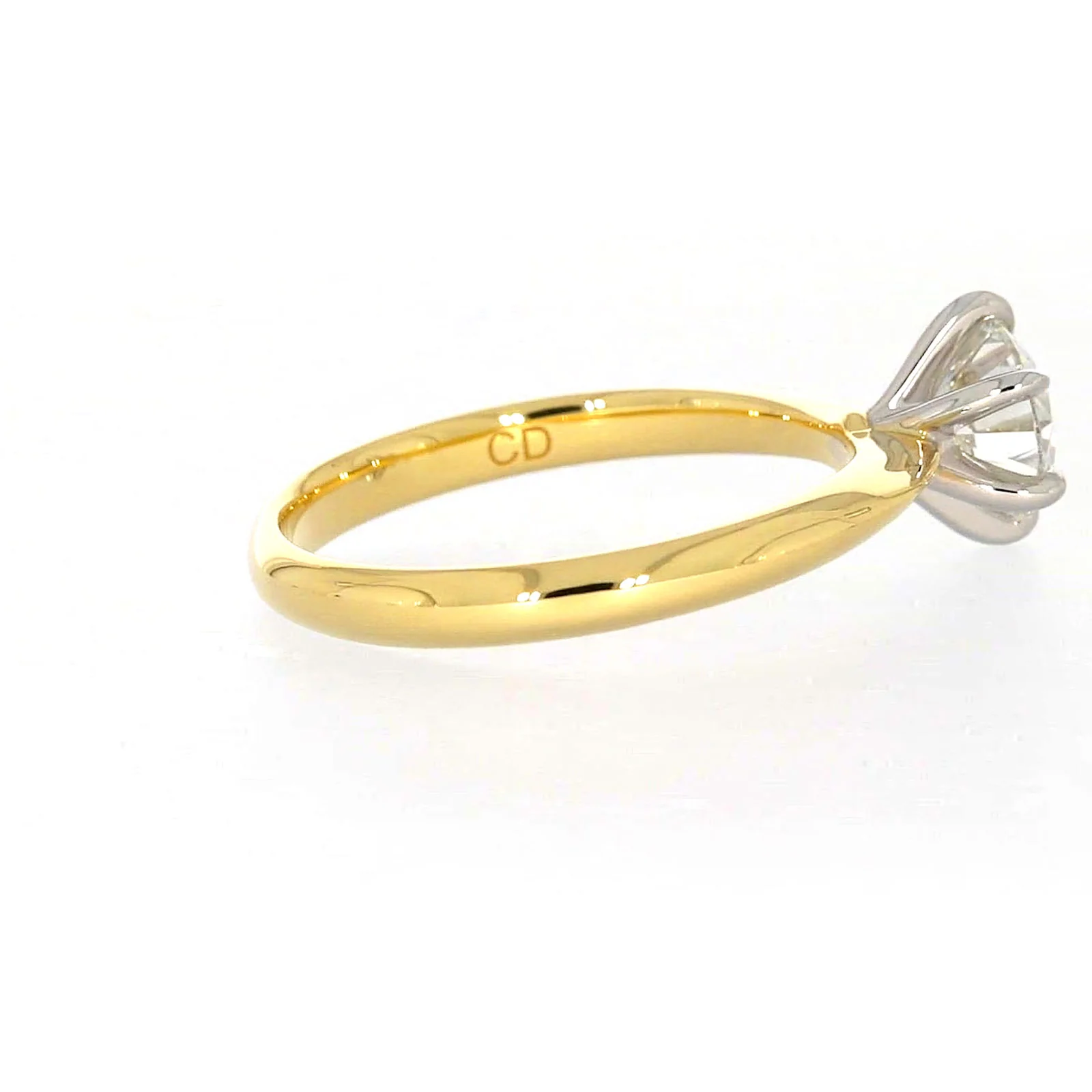 Celebration 18ct Yellow Gold Round Brilliant Cut 1 Carat tw of Certified Lab Grown Diamonds Ring - Image 52