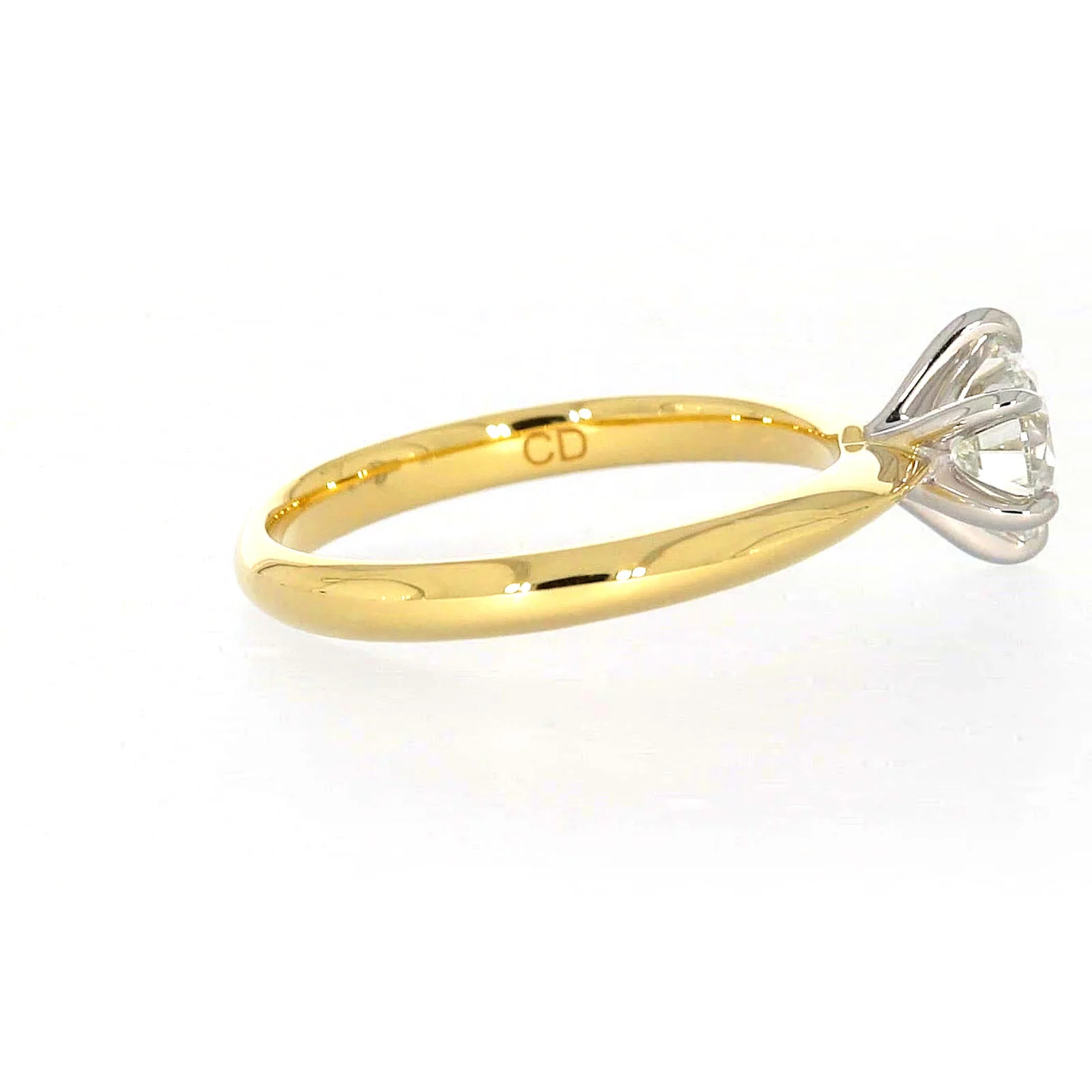 Celebration 18ct Yellow Gold Round Brilliant Cut 1 Carat tw of Certified Lab Grown Diamonds Ring - Image 54
