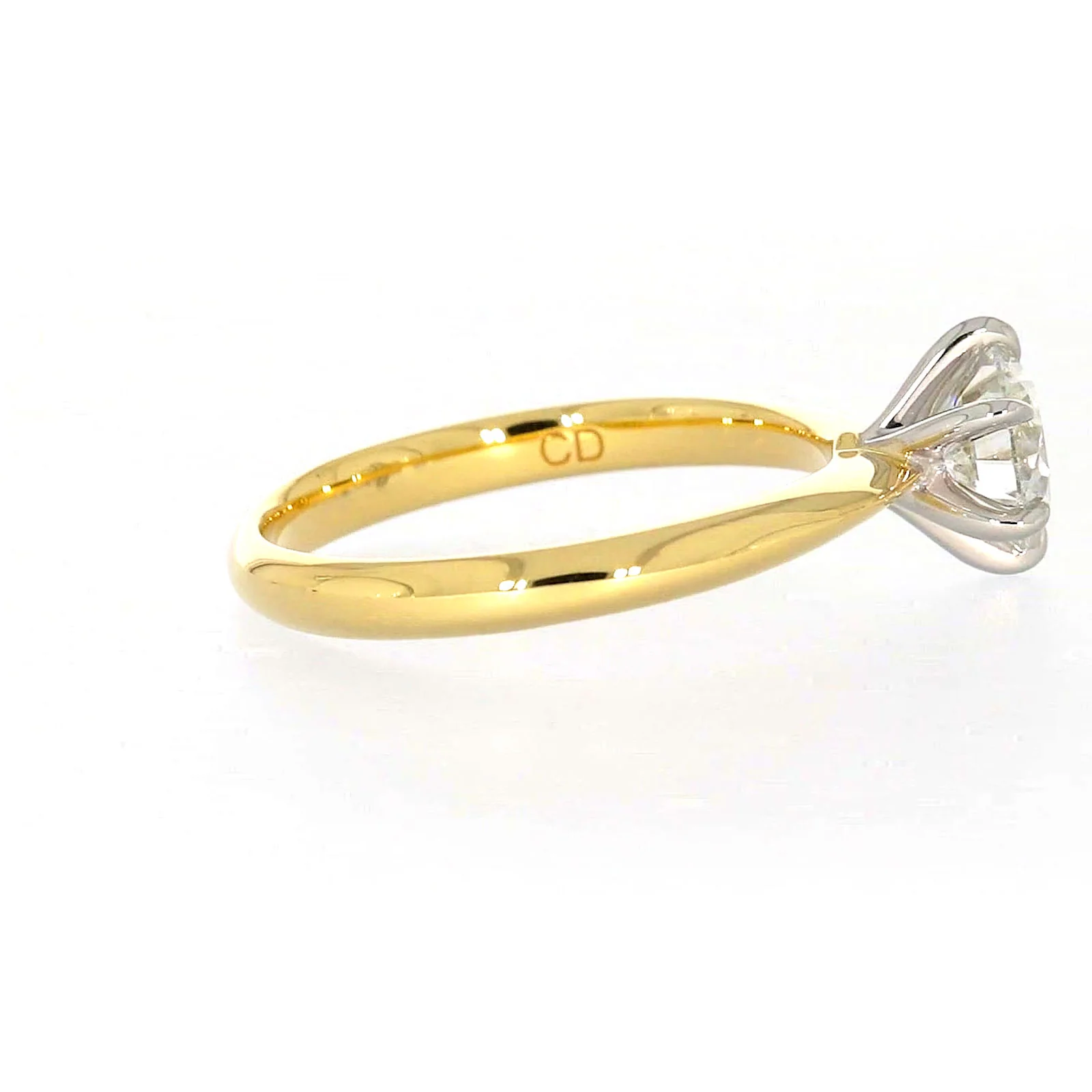 Celebration 18ct Yellow Gold Round Brilliant Cut 1 Carat tw of Certified Lab Grown Diamonds Ring - Image 55