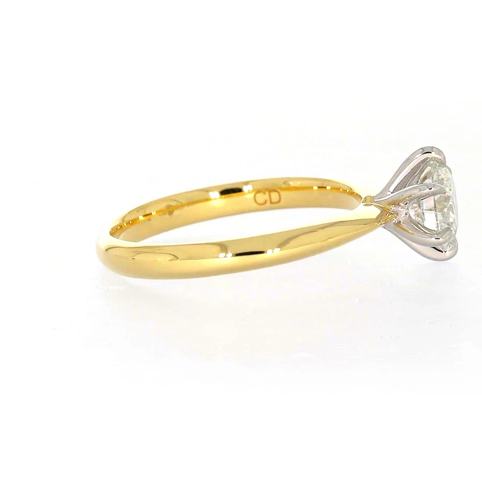 Celebration 18ct Yellow Gold Round Brilliant Cut 1 Carat tw of Certified Lab Grown Diamonds Ring - Image 57