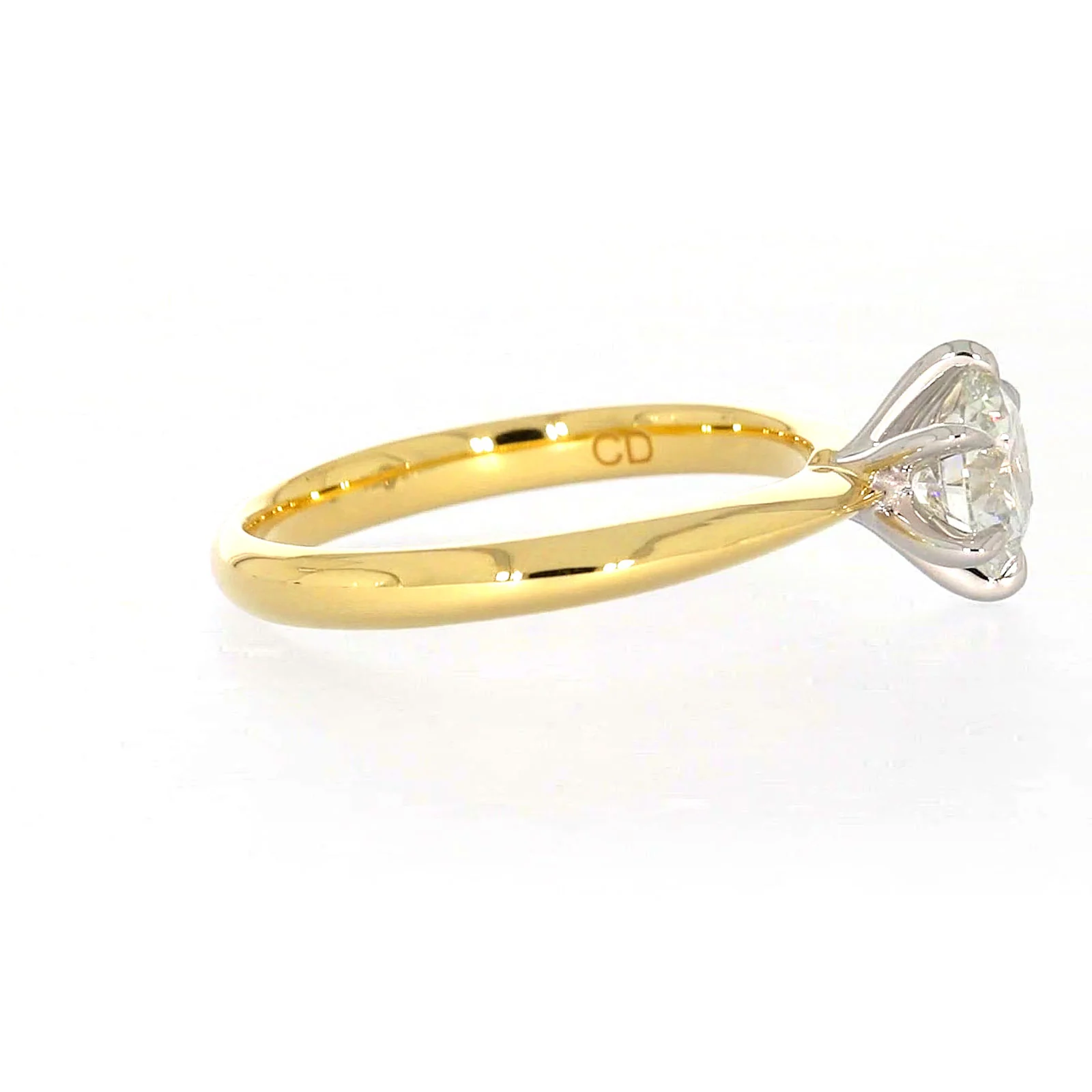 Celebration 18ct Yellow Gold Round Brilliant Cut 1 Carat tw of Certified Lab Grown Diamonds Ring - Image 58