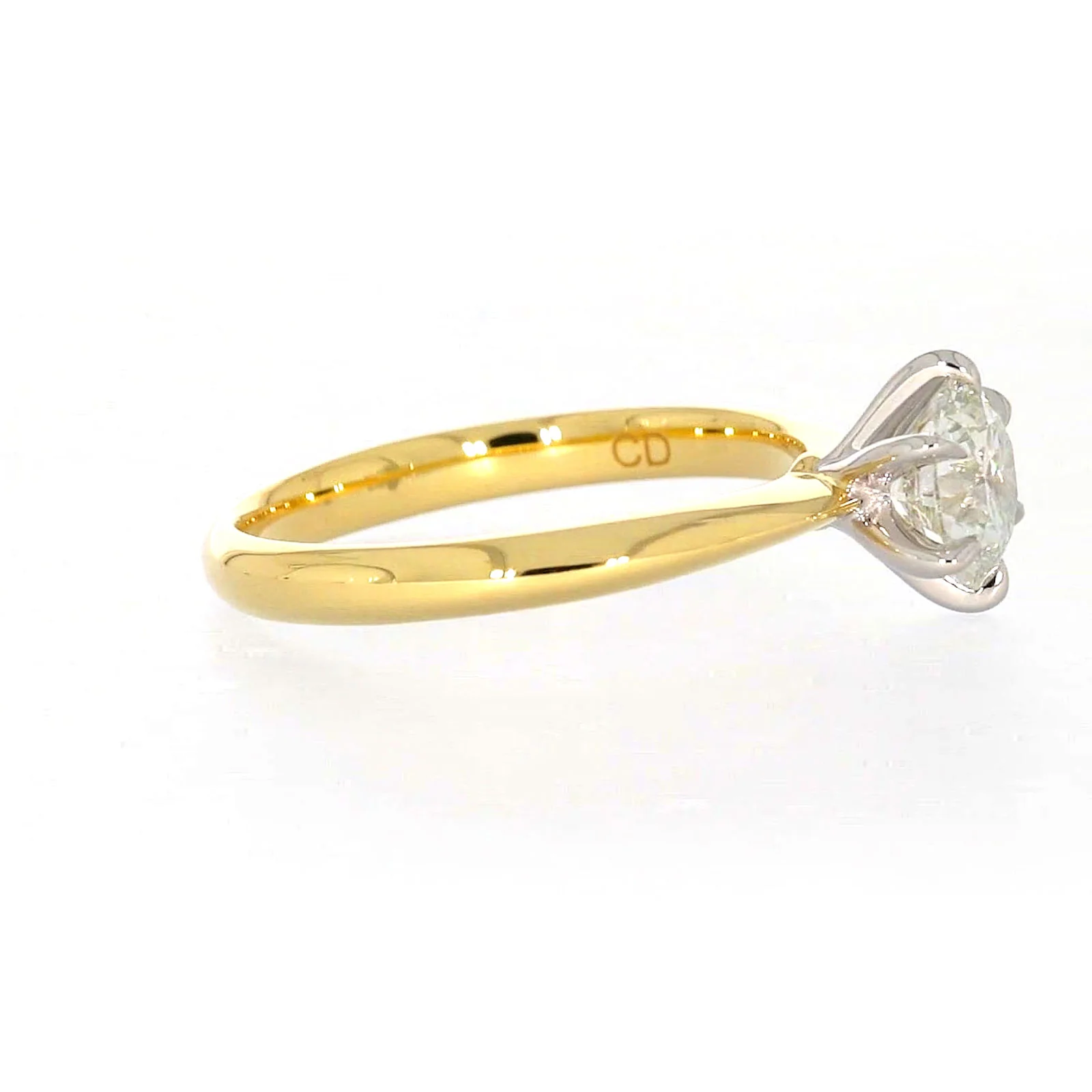 Celebration 18ct Yellow Gold Round Brilliant Cut 1 Carat tw of Certified Lab Grown Diamonds Ring - Image 59