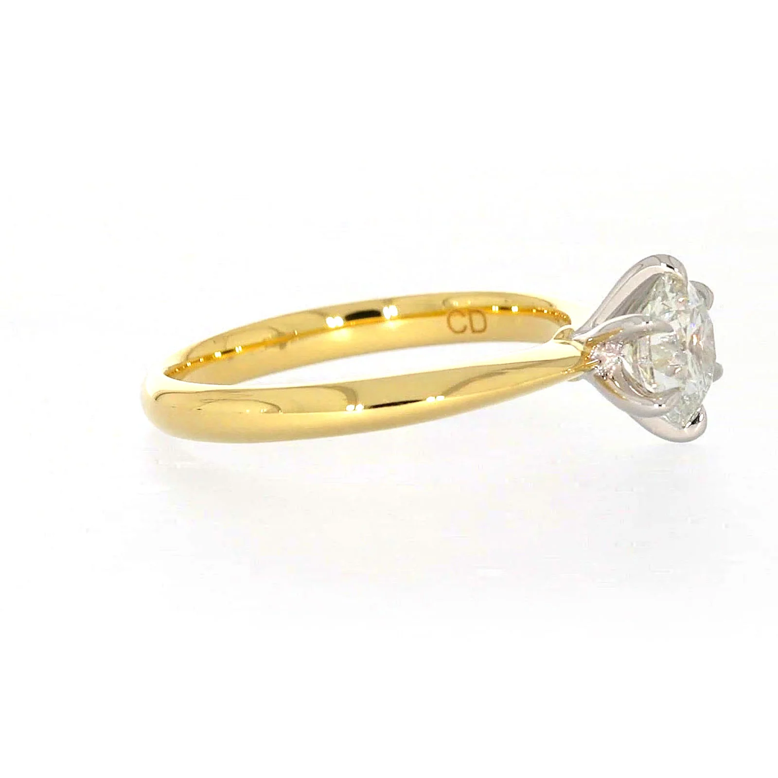 Celebration 18ct Yellow Gold Round Brilliant Cut 1 Carat tw of Certified Lab Grown Diamonds Ring - Image 60