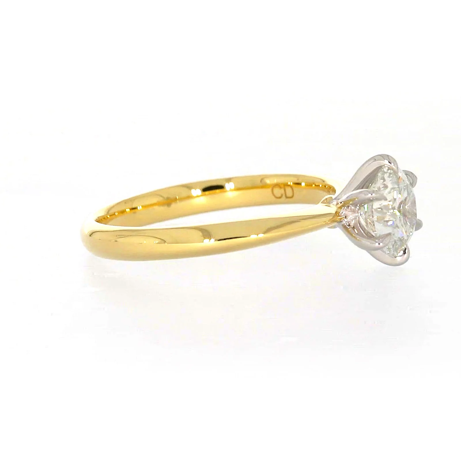 Celebration 18ct Yellow Gold Round Brilliant Cut 1 Carat tw of Certified Lab Grown Diamonds Ring - Image 61