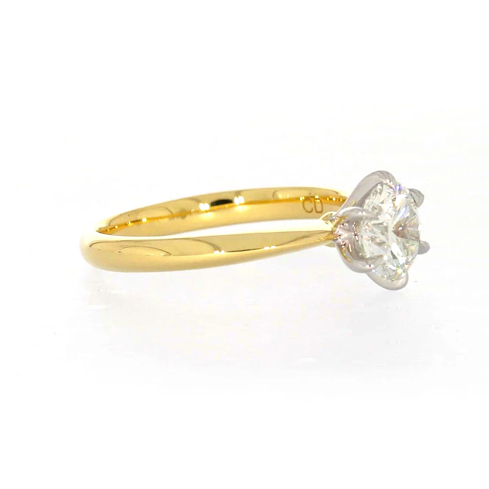 Celebration 18ct Yellow Gold Round Brilliant Cut 1 Carat tw of Certified Lab Grown Diamonds Ring - Image 63