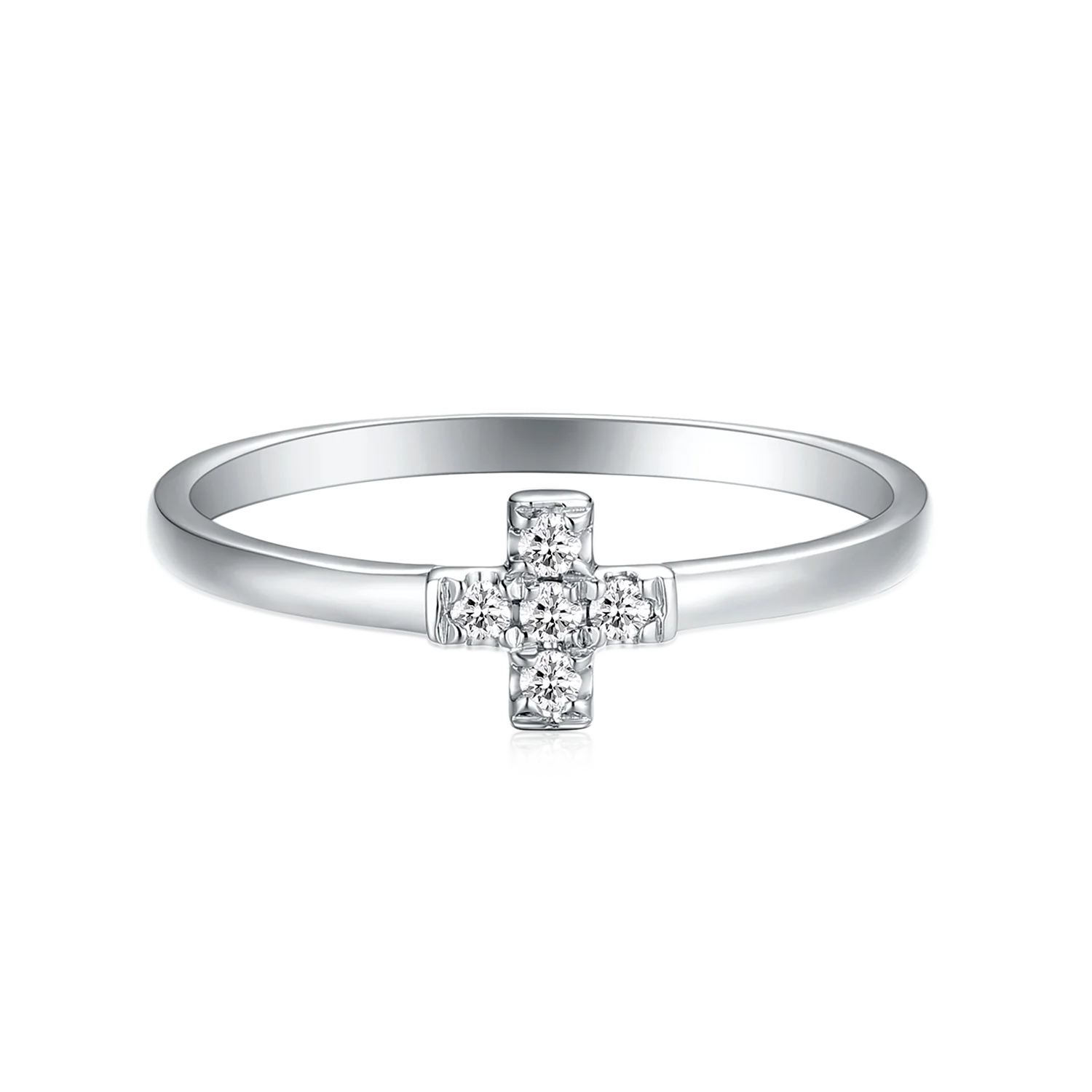 Sterling Silver Diaset Women's Ring