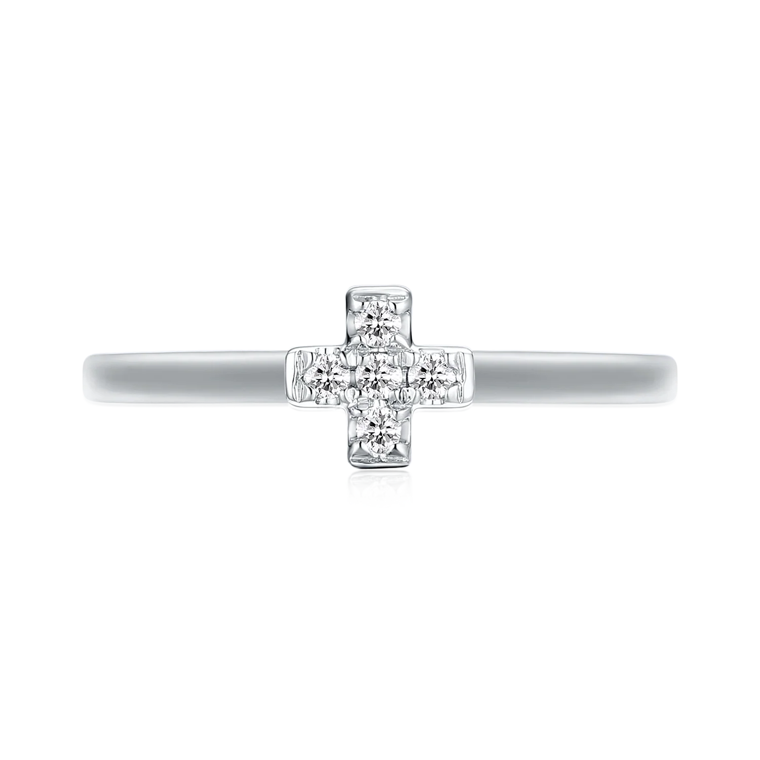 Sterling Silver Diaset Women's Ring - Image 3