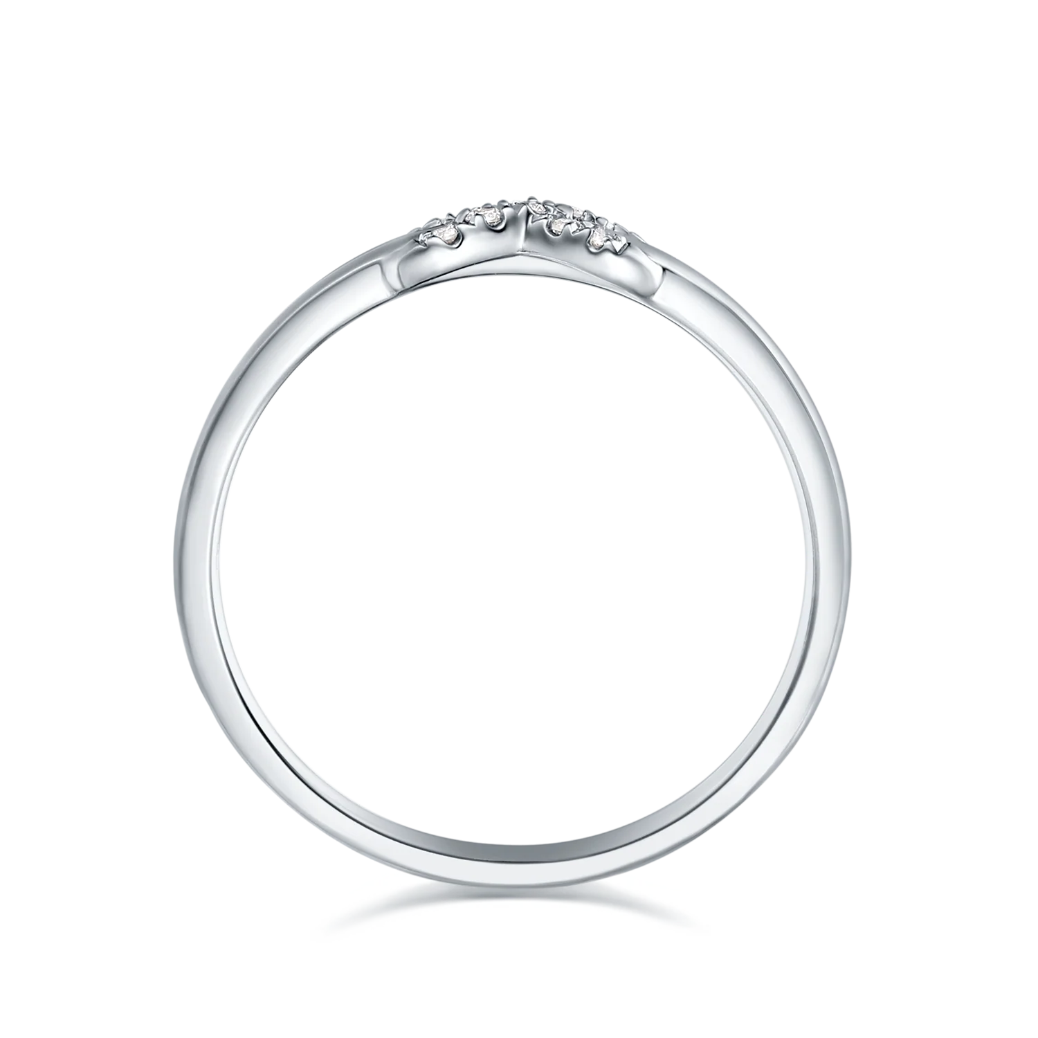 Sterling Silver Diaset Women's Ring - Image 3
