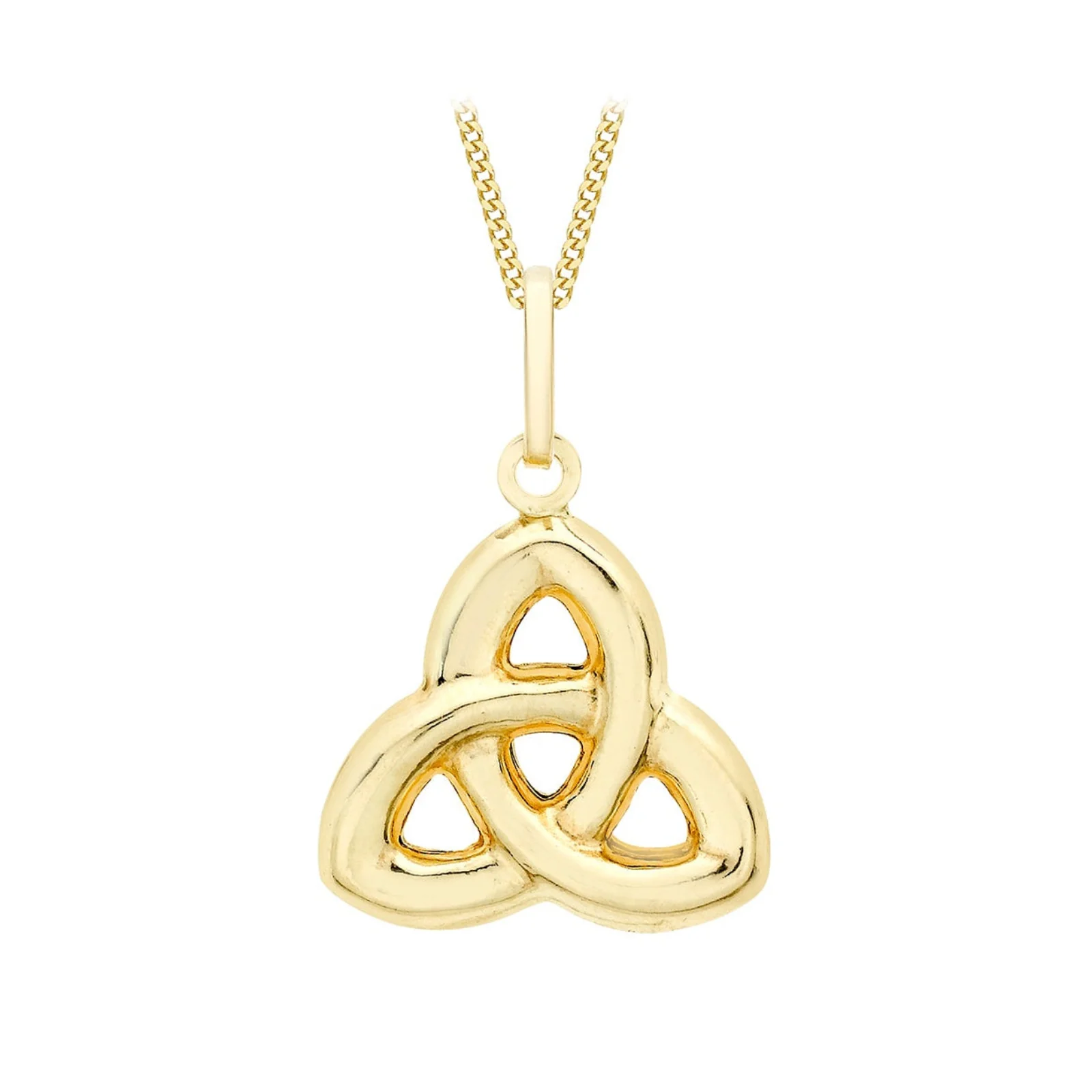 9ct Yellow Gold Celtic Knot Pendant
