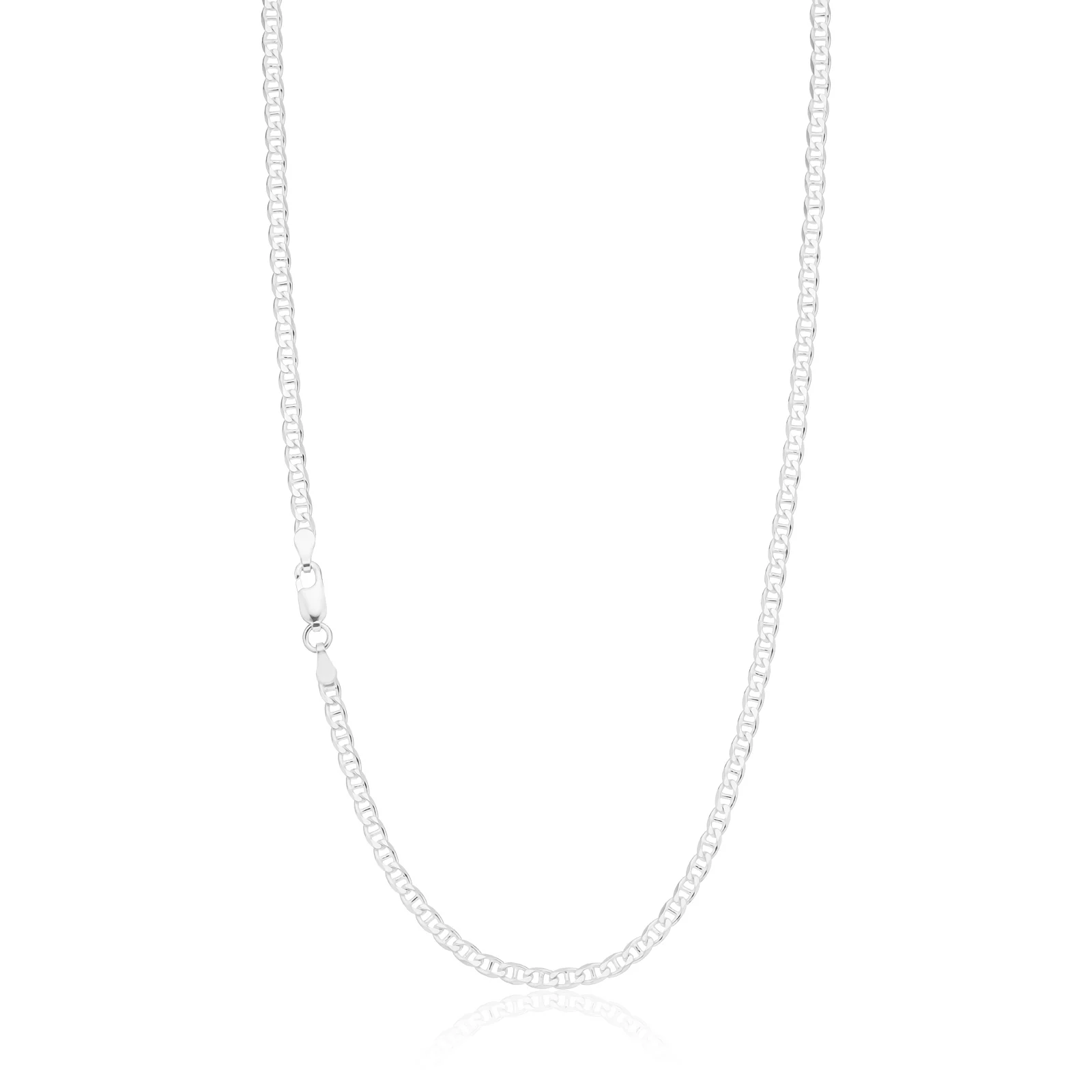 Sterling Silver 45cm Anchor 80 Gauge Chain