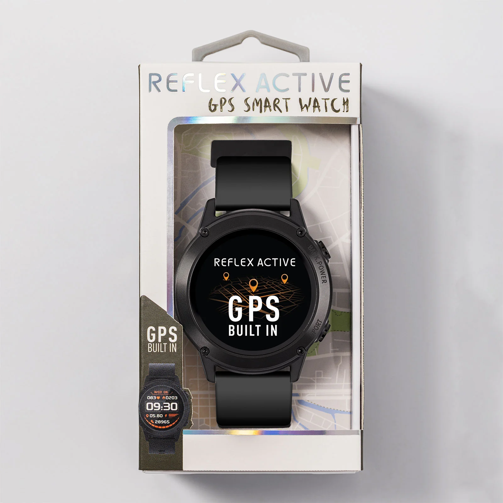Reflex Active Series 18 Black Smart Watch - Image 4