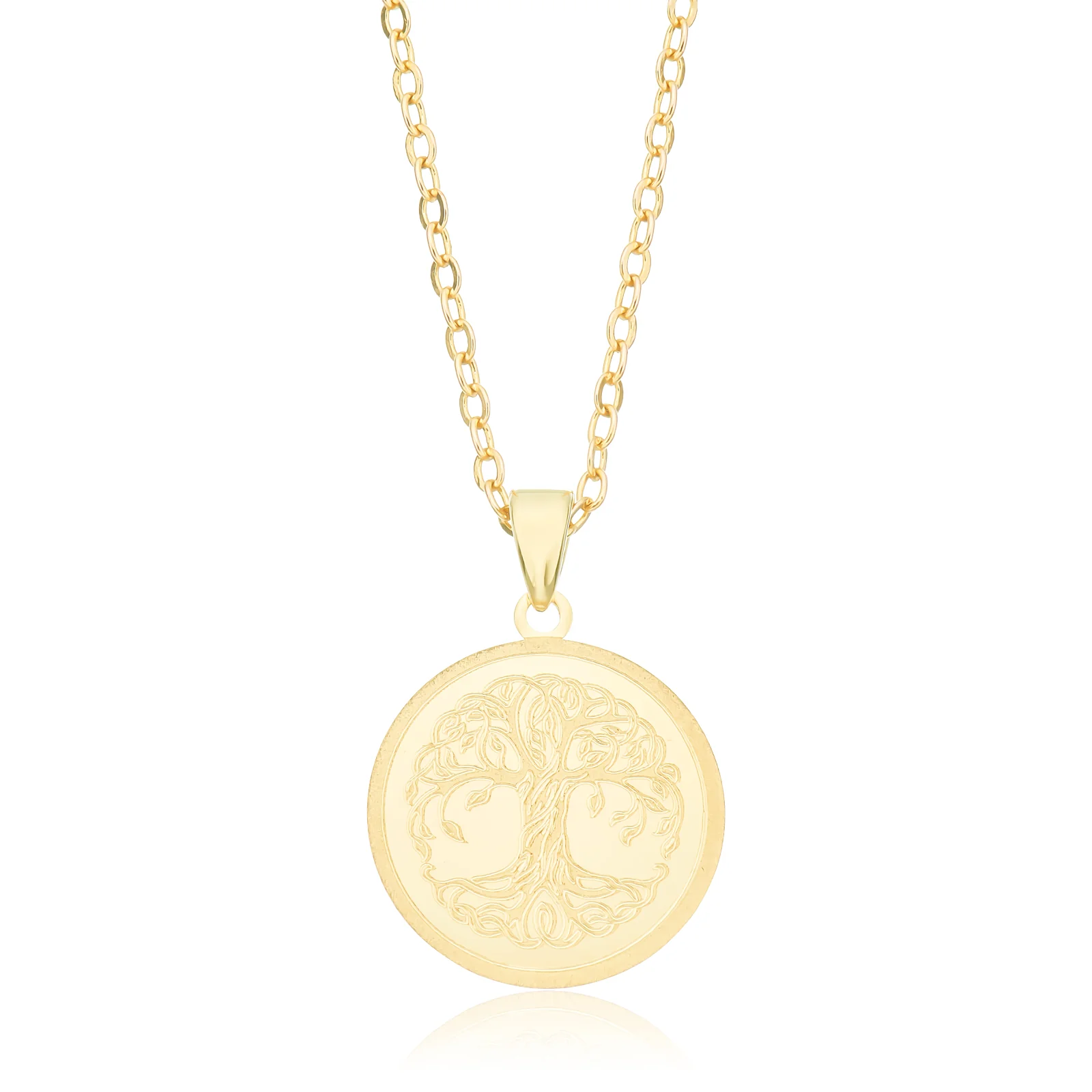 9ct Yellow Gold Tree of Life Pendant