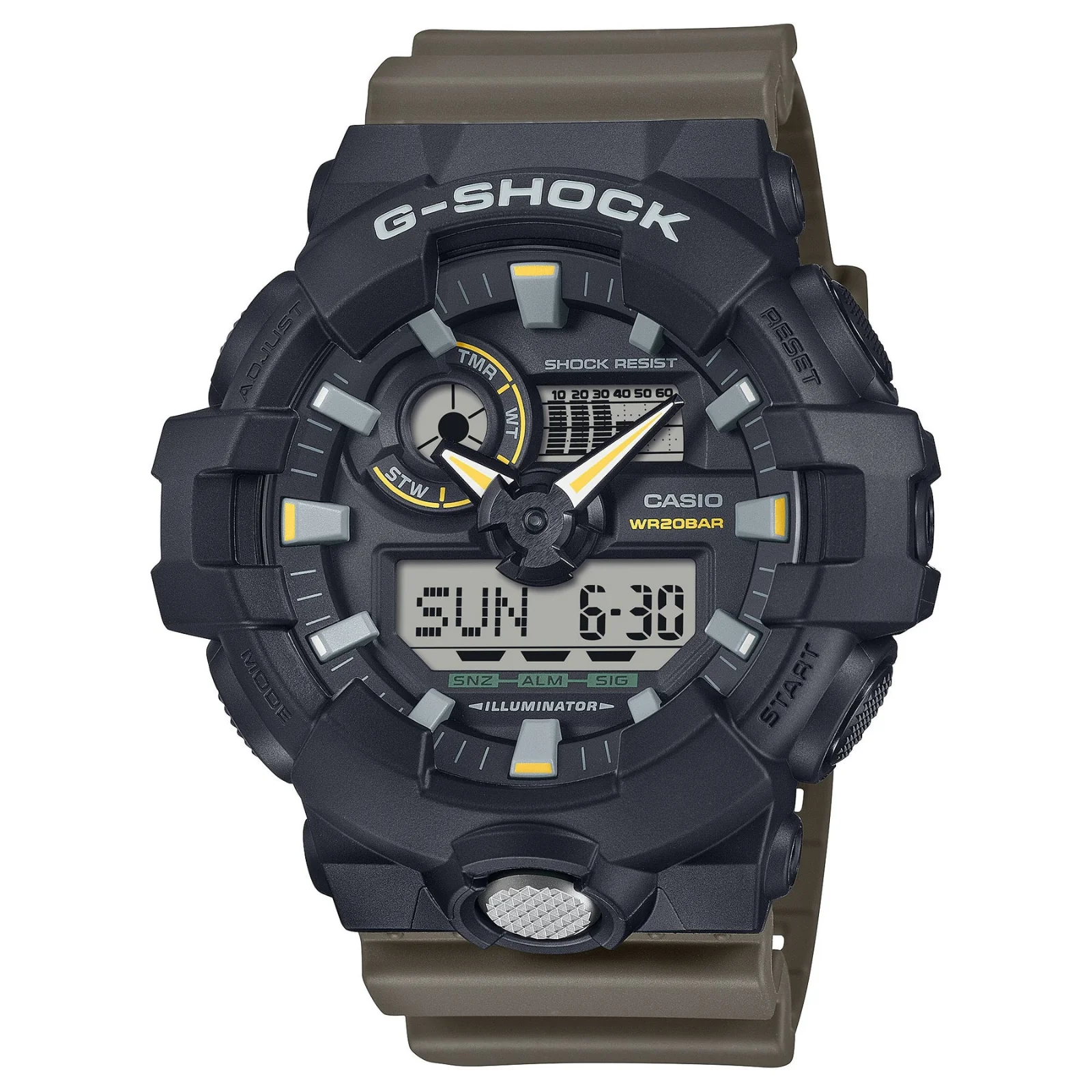 Casio G-ShockTwo Tone Utility Watch GA-710TU-1A3