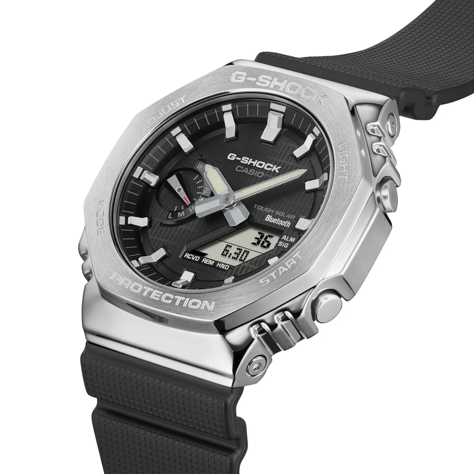 Casio G-Shock CasiOak Metal Covered Watch GBM2100-1A - Image 4