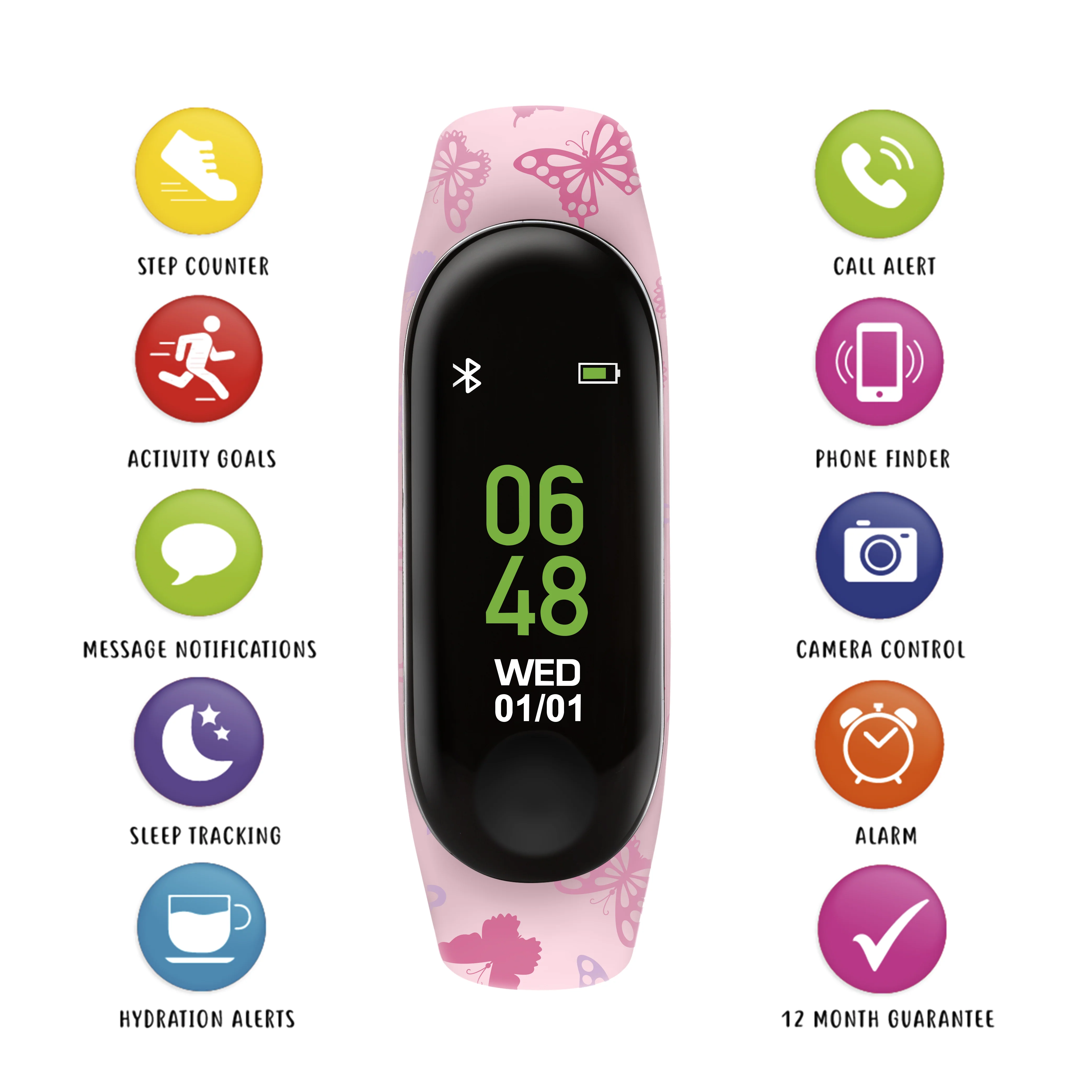 Tikkers Butterfly Activity Tracker Watch TKS01-0005 - Image 3