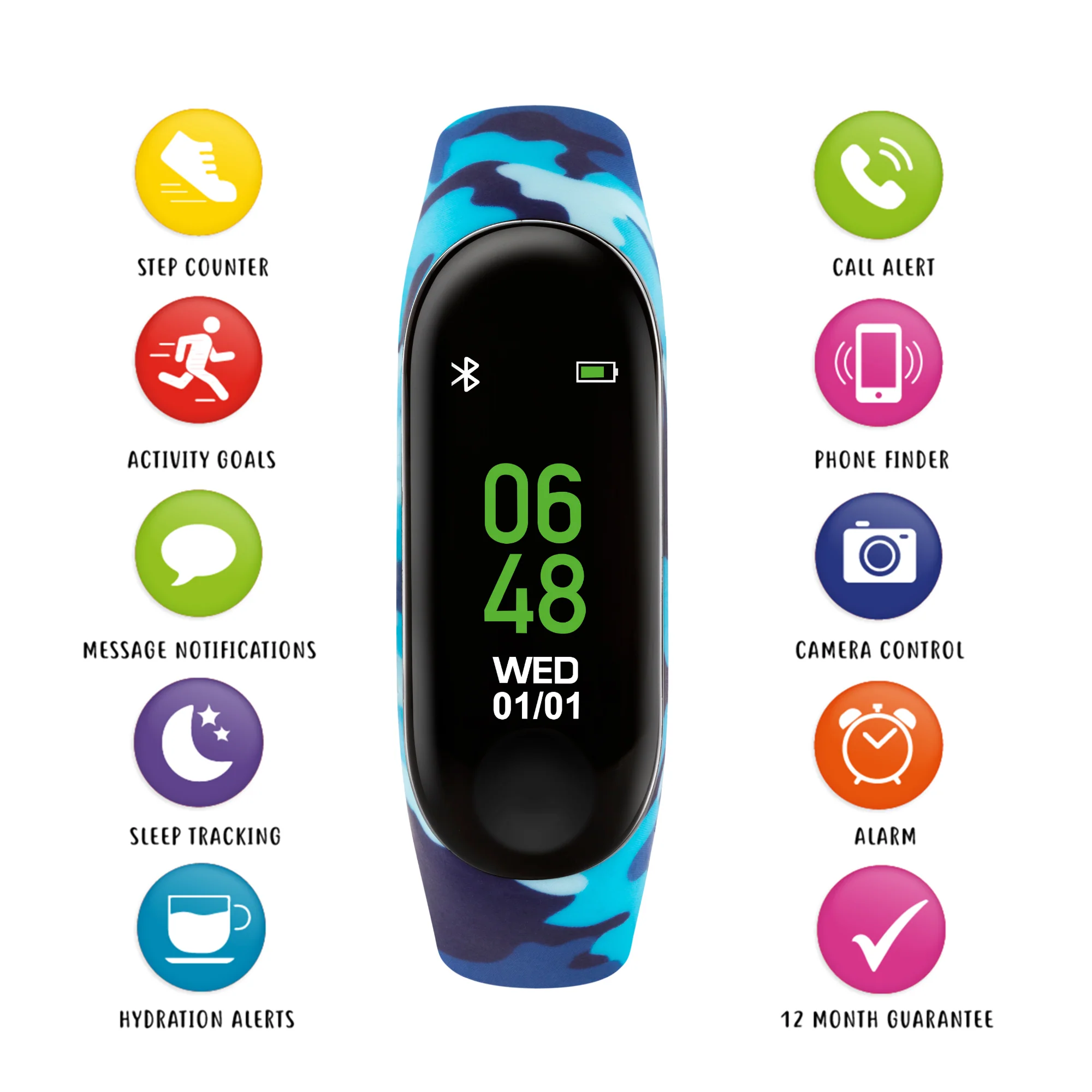 Tikkers Camouflage Activity Tracker Watch TKS01-0003 - Image 8