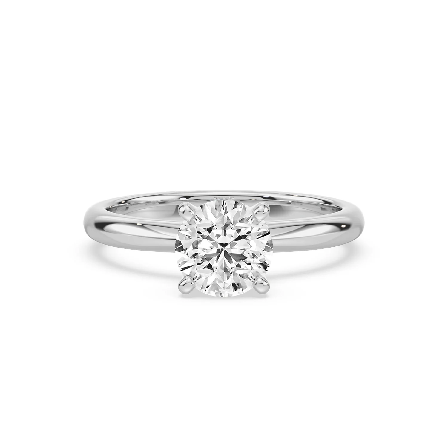 Celebration 18ct White Gold Round Cut 1.50 CARAT of Certified Lab Grown Diamond Engagement Ring
