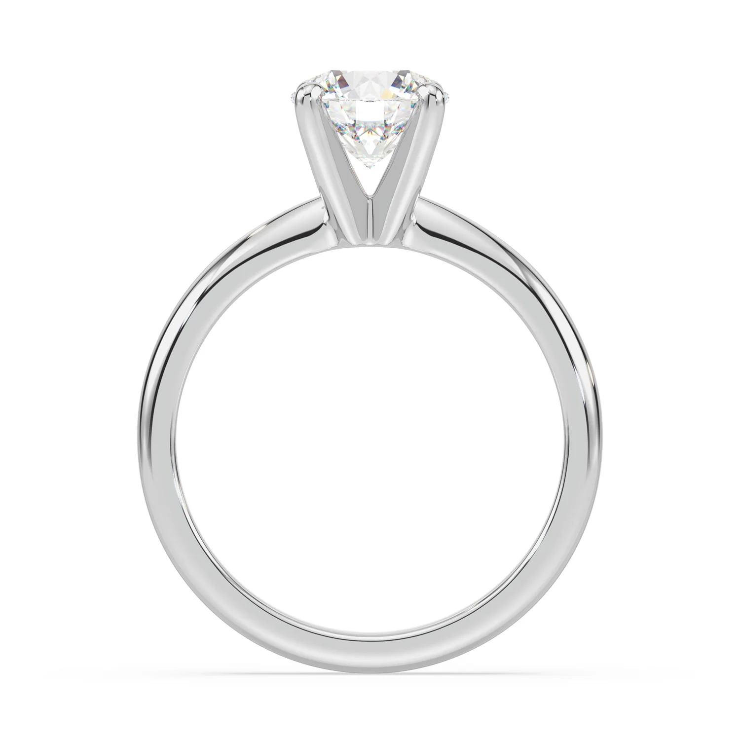 Celebration 18ct White Gold Round Cut 1.50 CARAT of Certified Lab Grown Diamond Engagement Ring - Image 3