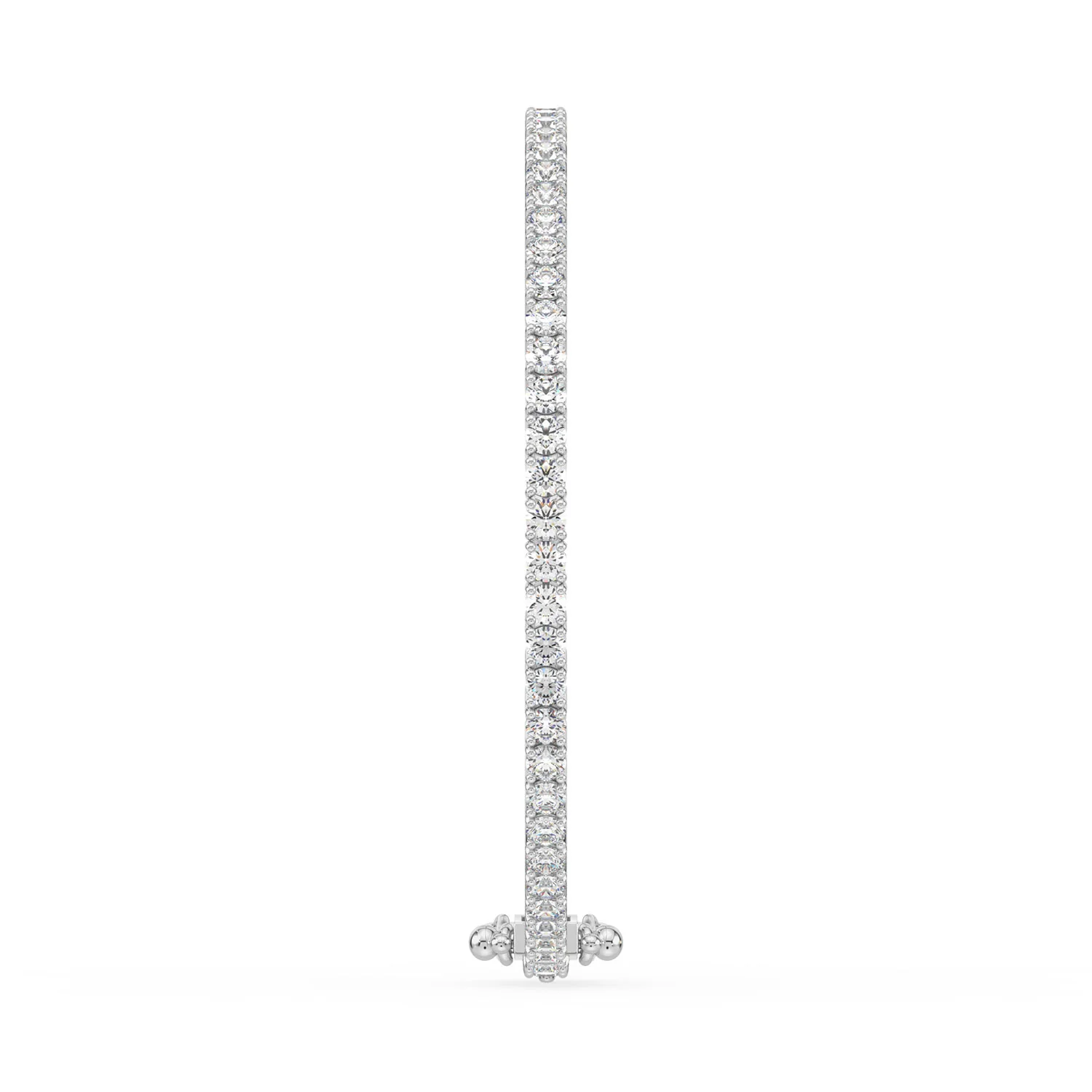 Celebration 9ct White Gold Round Cut 5.00 Carat tw of Lab Grown Diamonds Tennis Bracelet - Image 4