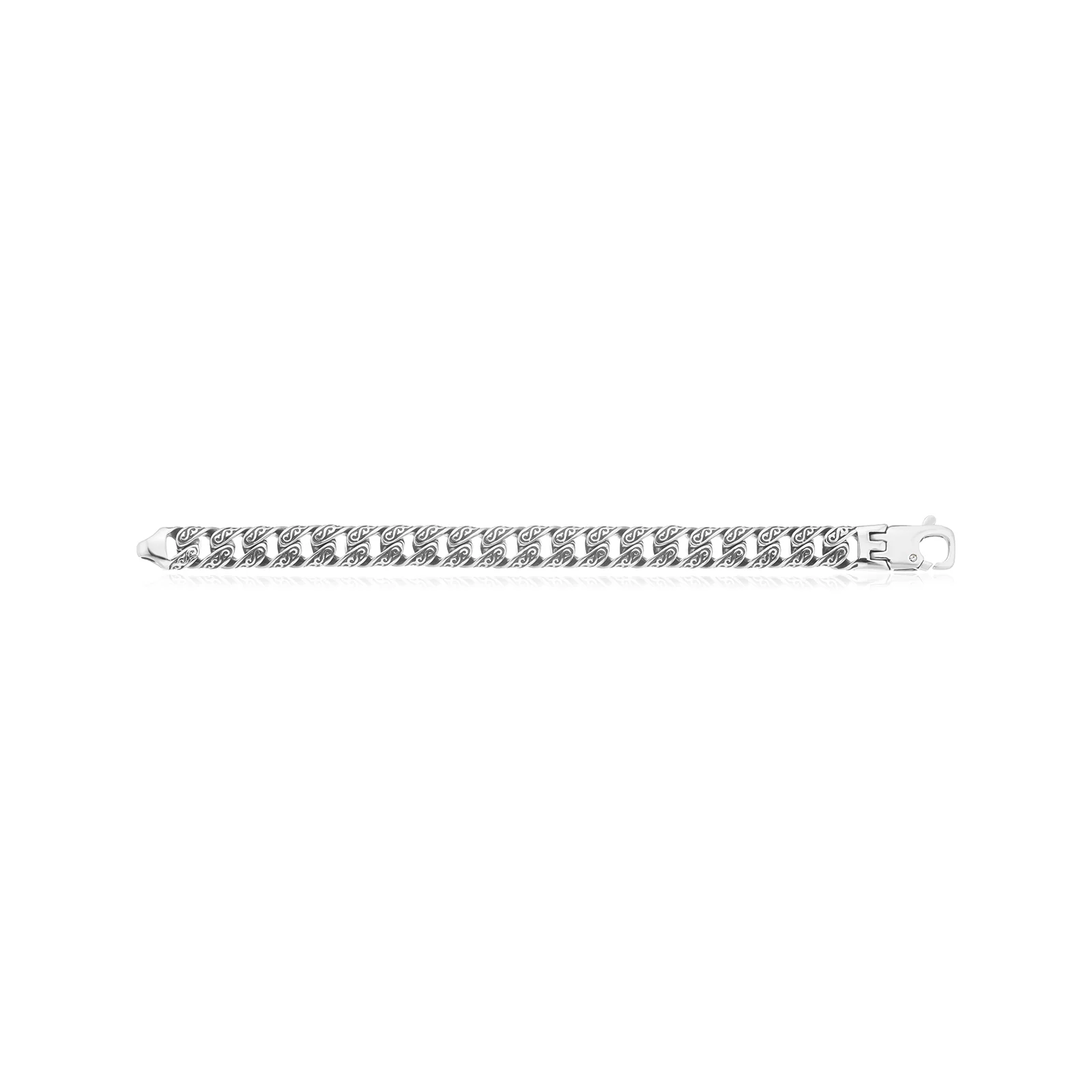 Tensity Stainless Steel 22cm Cuban Bracelet - Image 2