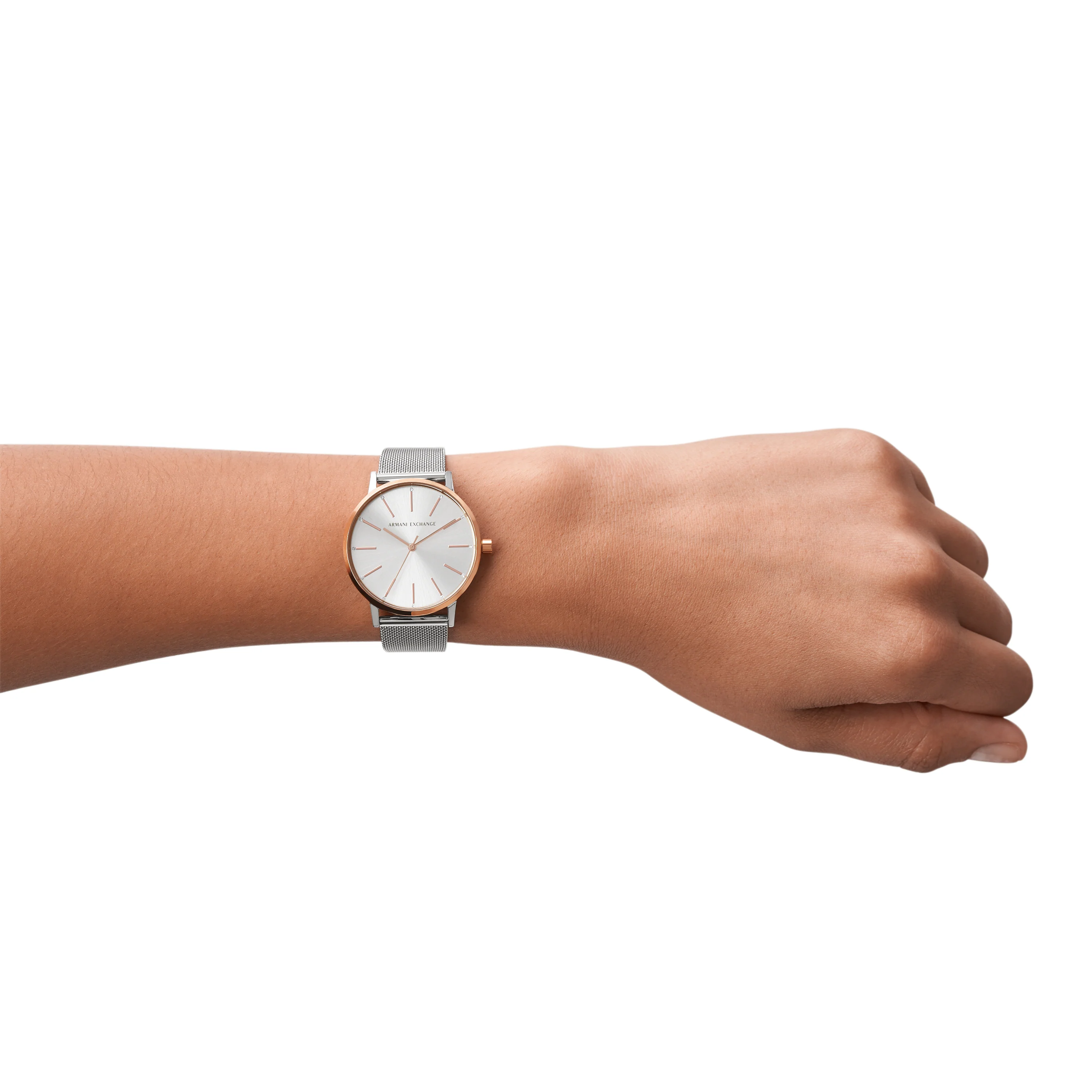 Armani Exchange Three-Hand Stainless Steel Watch AX5537 - Image 3