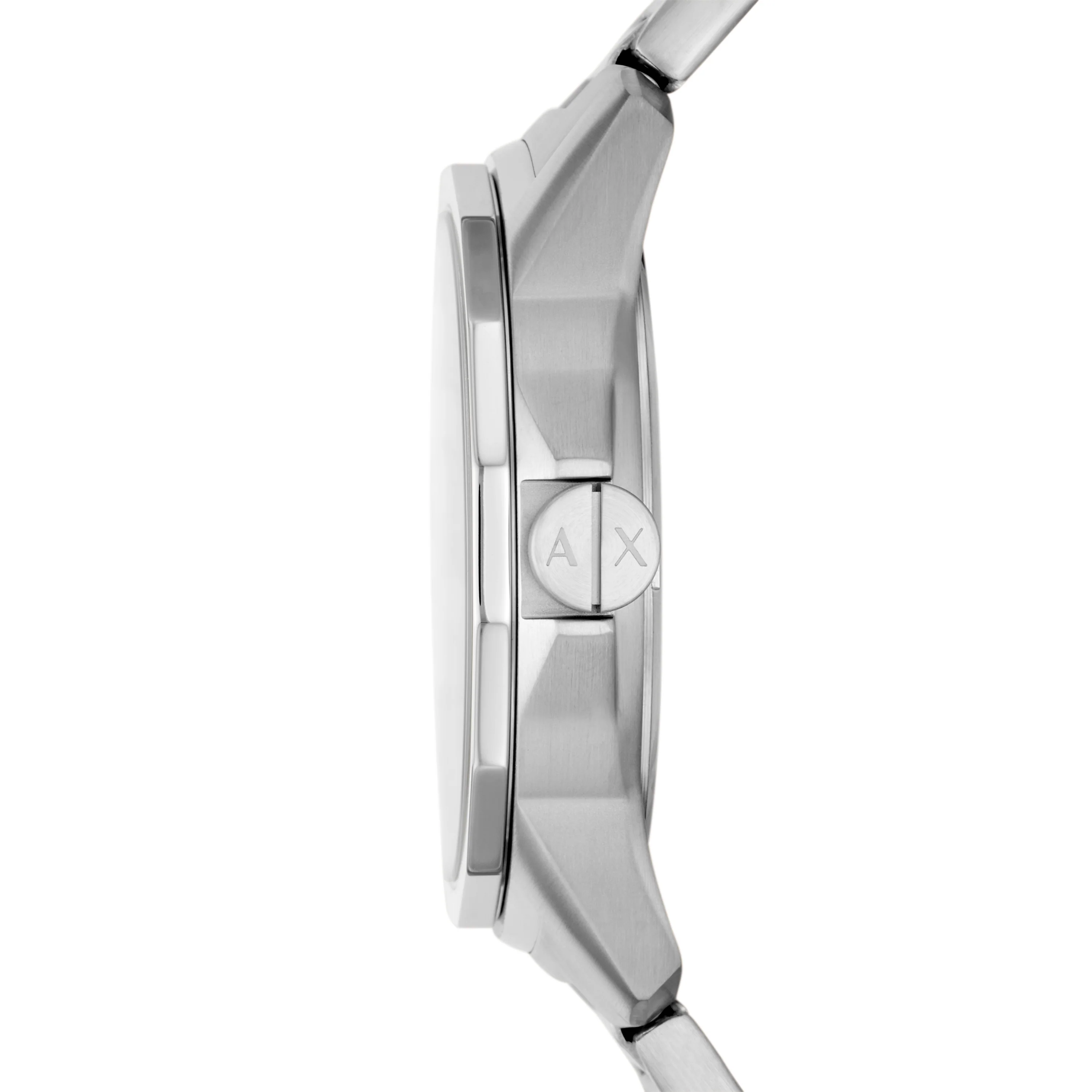 Armani Exchange Three-Hand Day-Date Stainless Steel Watch AX1764 - Image 2