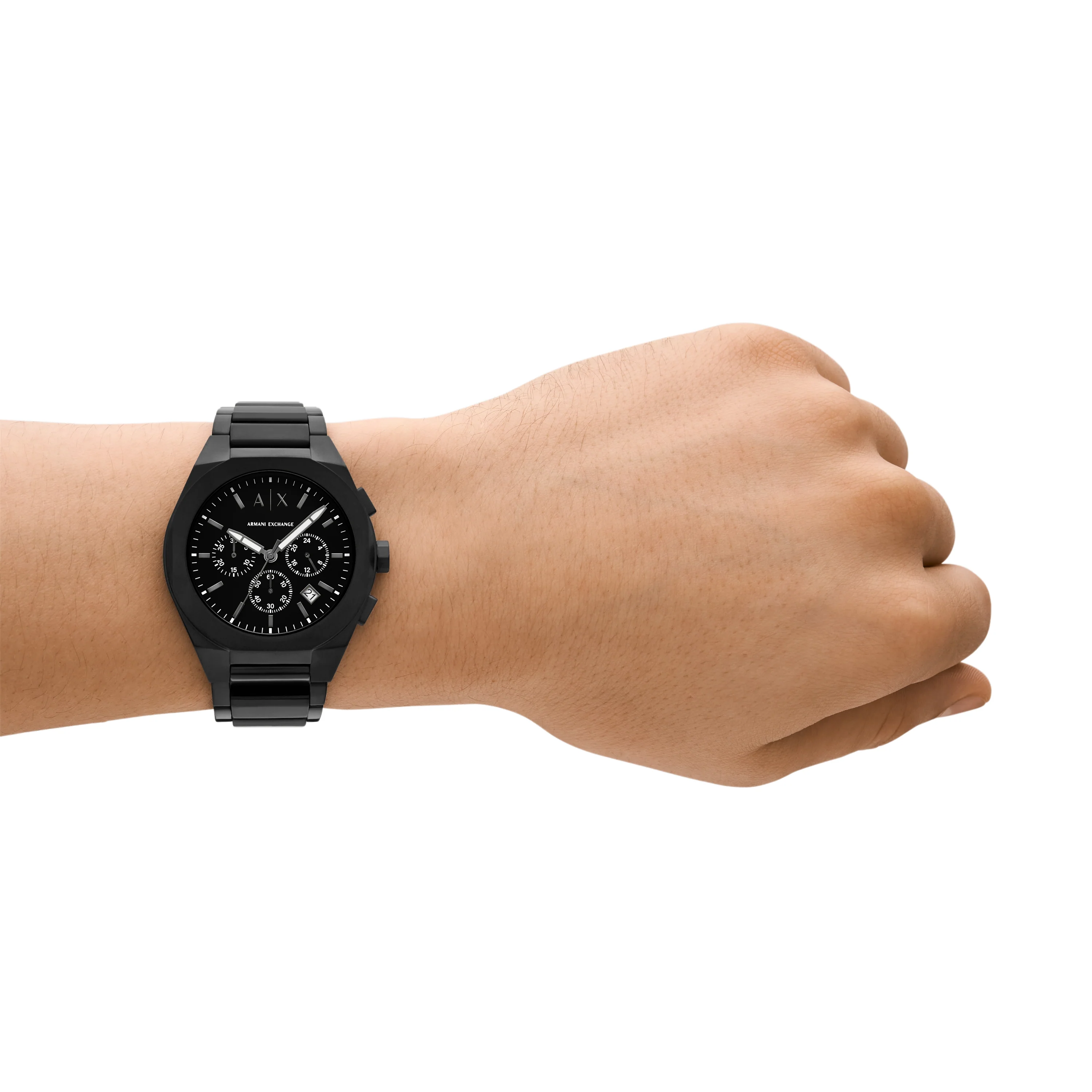 Armani Exchange Chronograph Black Stainless Steel Watch AX4183 - Image 4