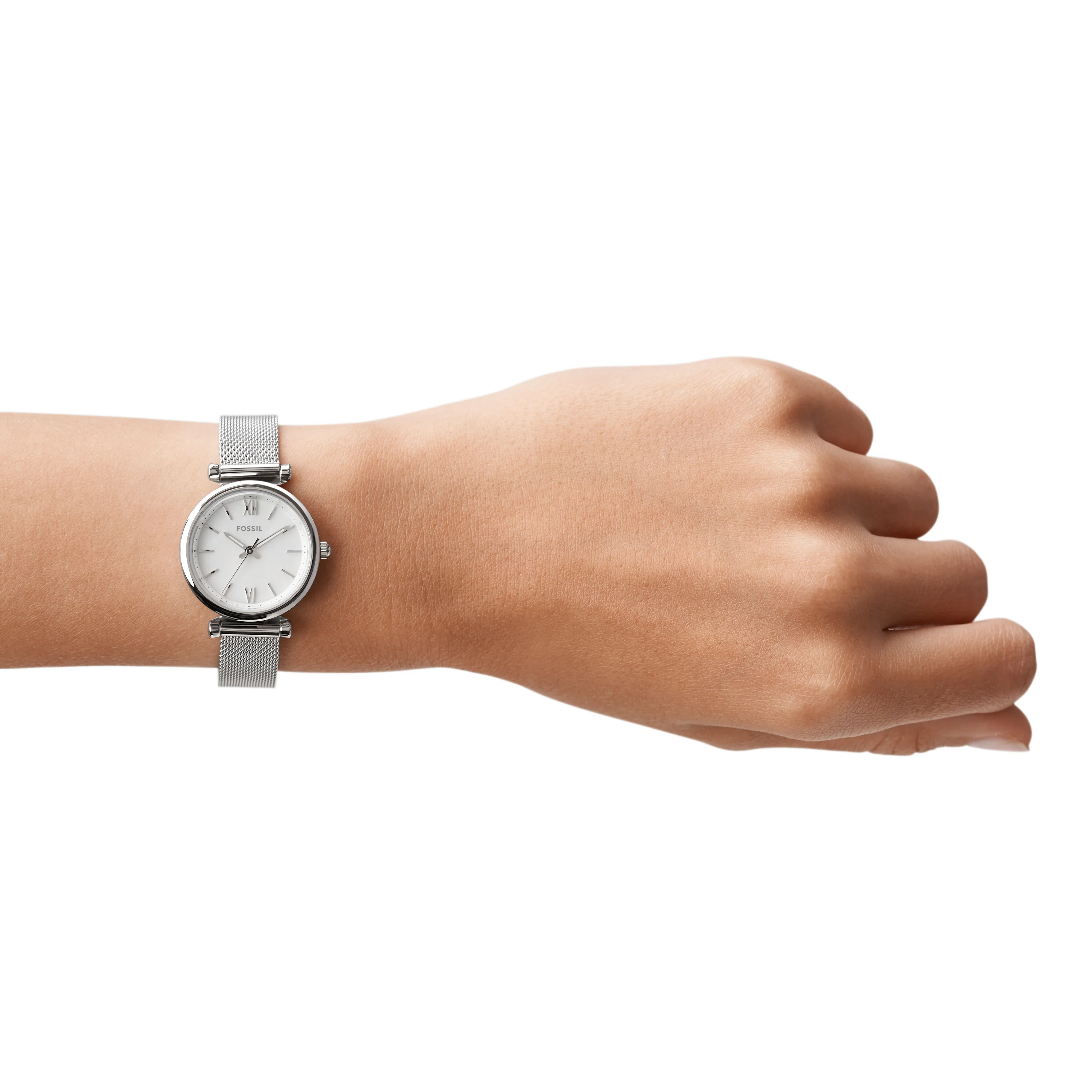 Fossil Carlie Three-Hand Stainless Steel Watch ES4432 - Image 3