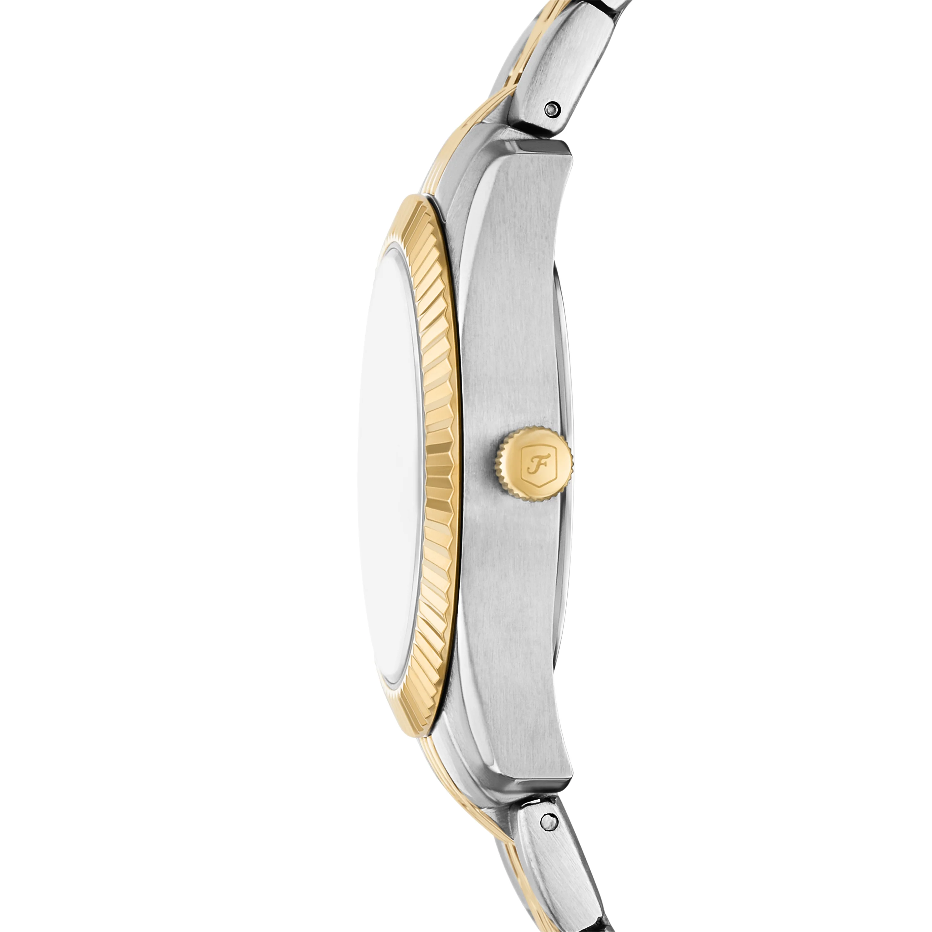 Fossil Scarlette Three-Hand Date Two-Tone Stainless Steel Watch ES5388 - Image 4