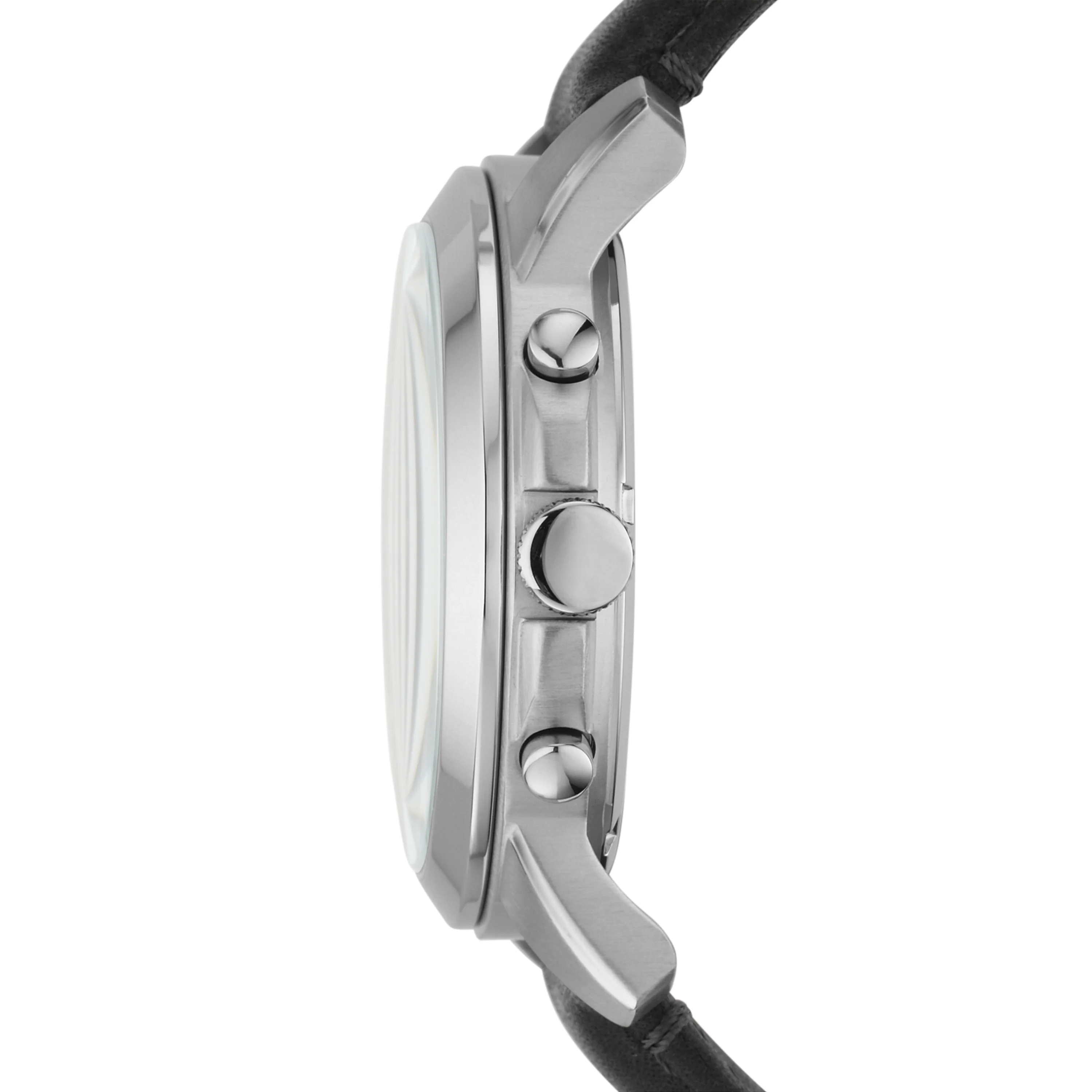 Fossil Grant Chronograph Black Leather Watch FS4812 - Image 2