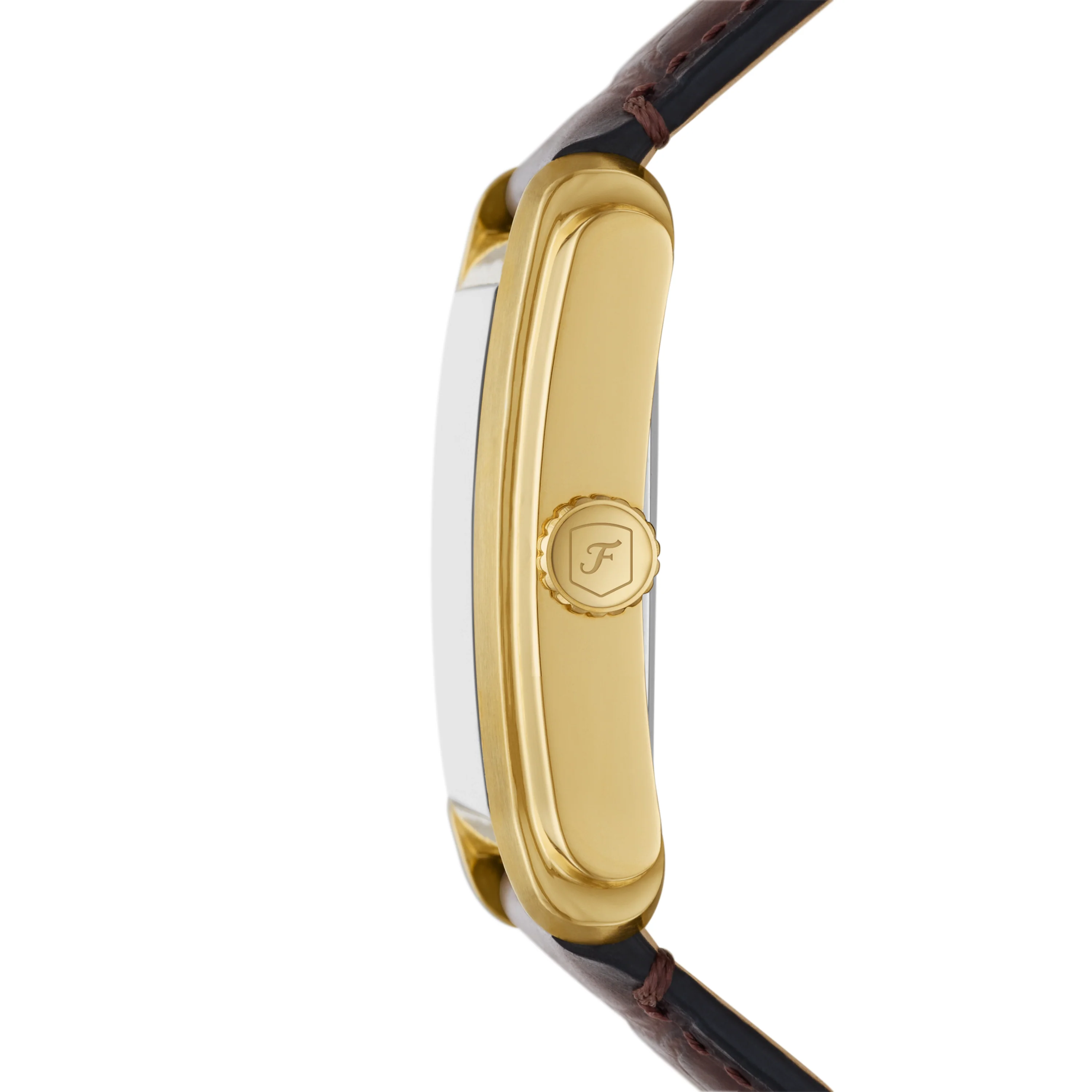 Fossil Carraway Three-Hand Brown Croco Leather Watch FS6011 - Image 4