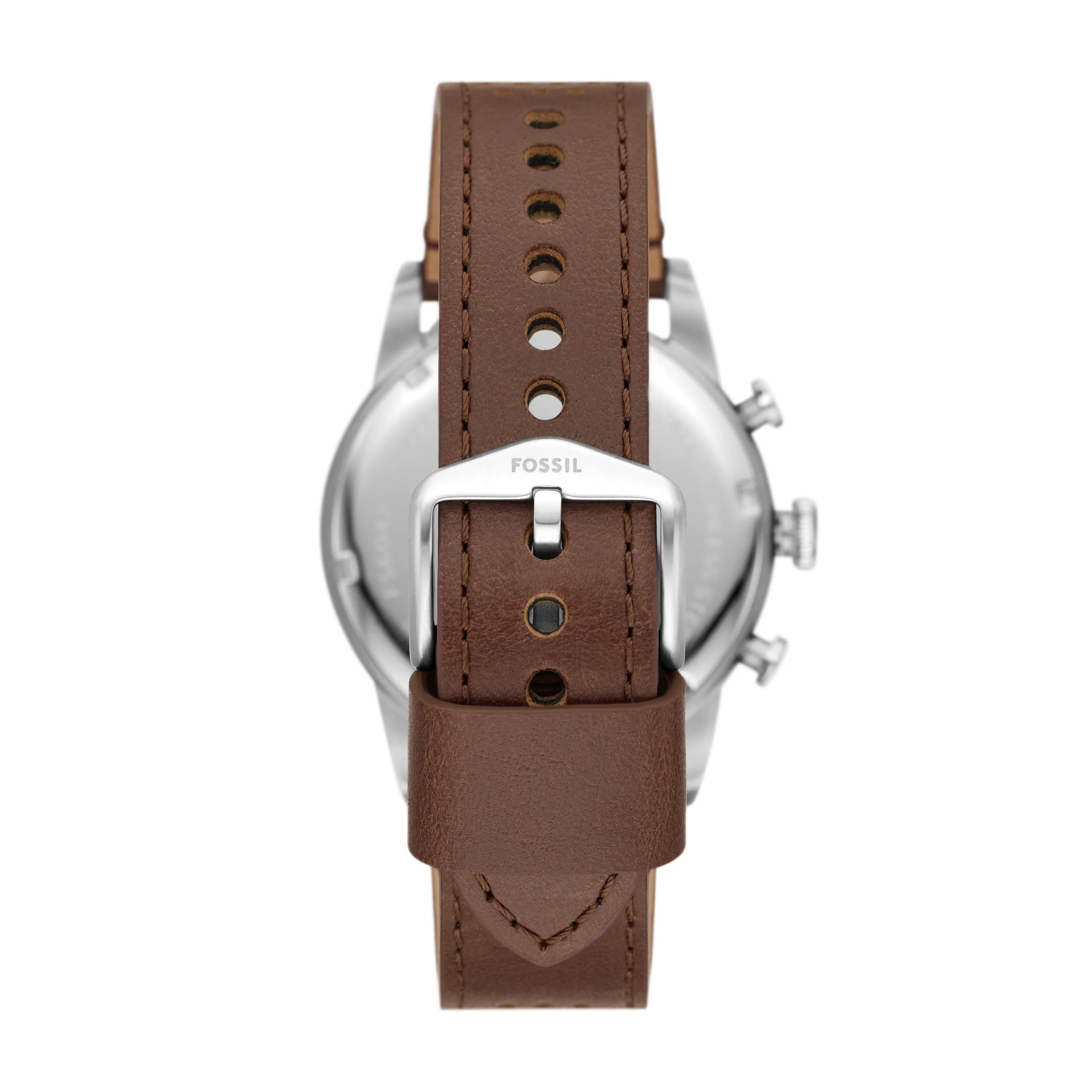 Fossil Sport Tourer Chronograph Brown Leather Watch FS6042 - Image 3