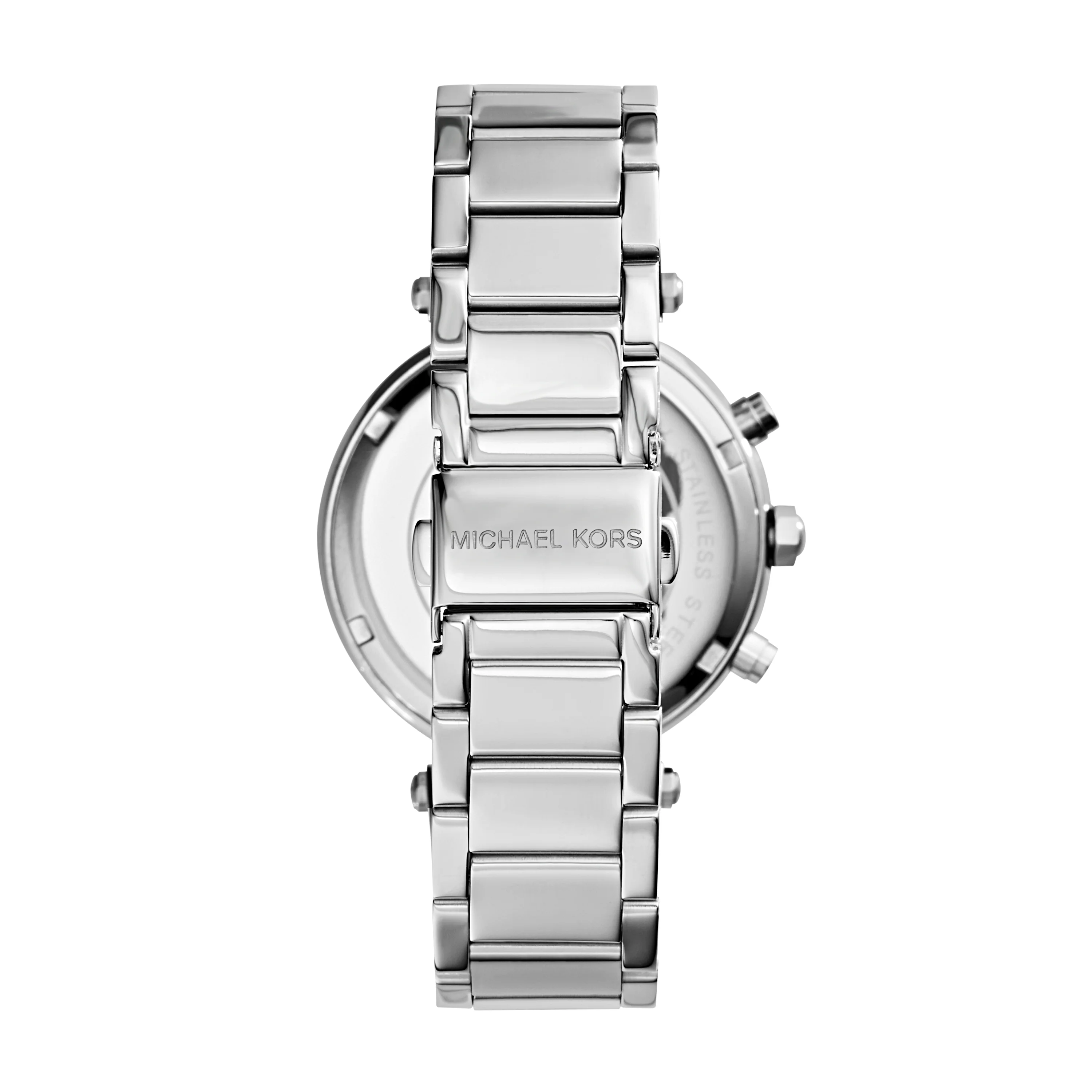 Michael Kors Silver-Tone Glitz Parker Watch MK5353 - Image 3