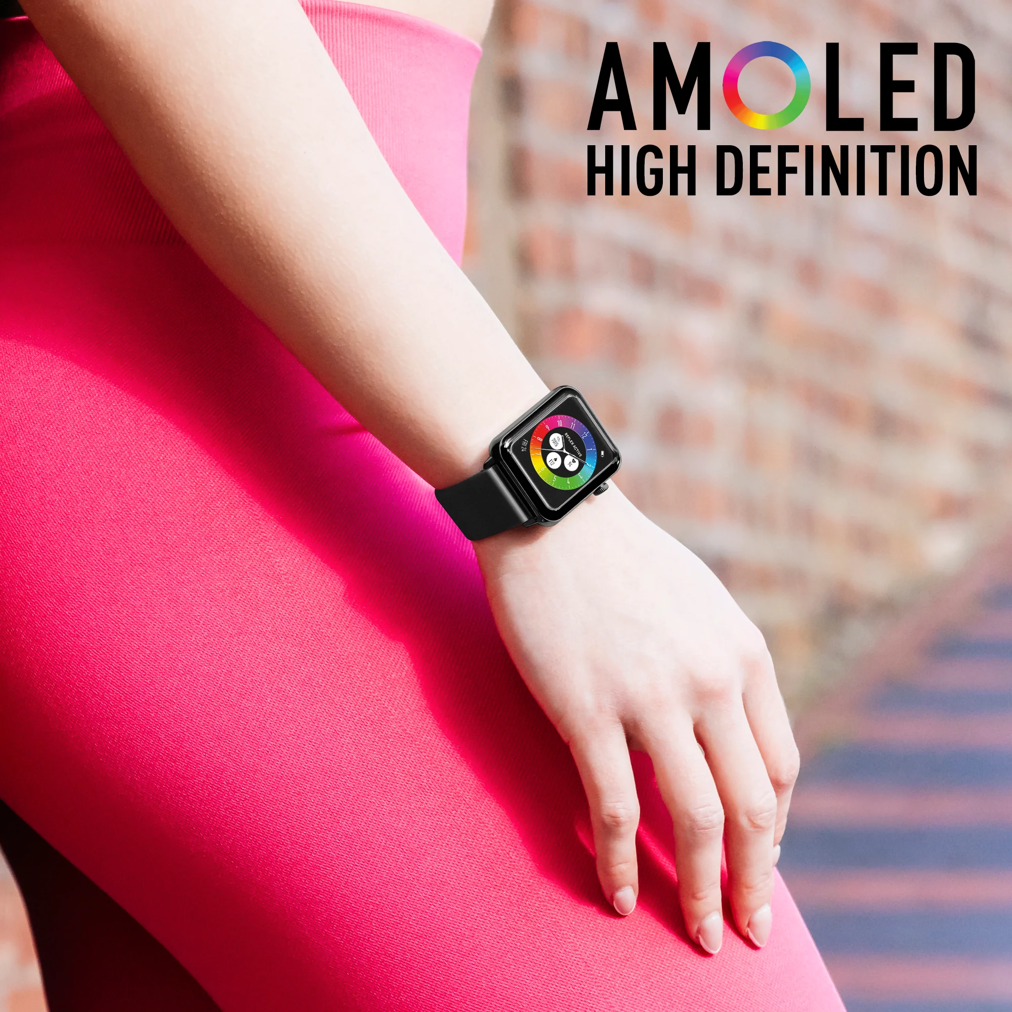 Reflex Active Series 30 Amoled Black Smart Watch RA30-2186 - Image 3