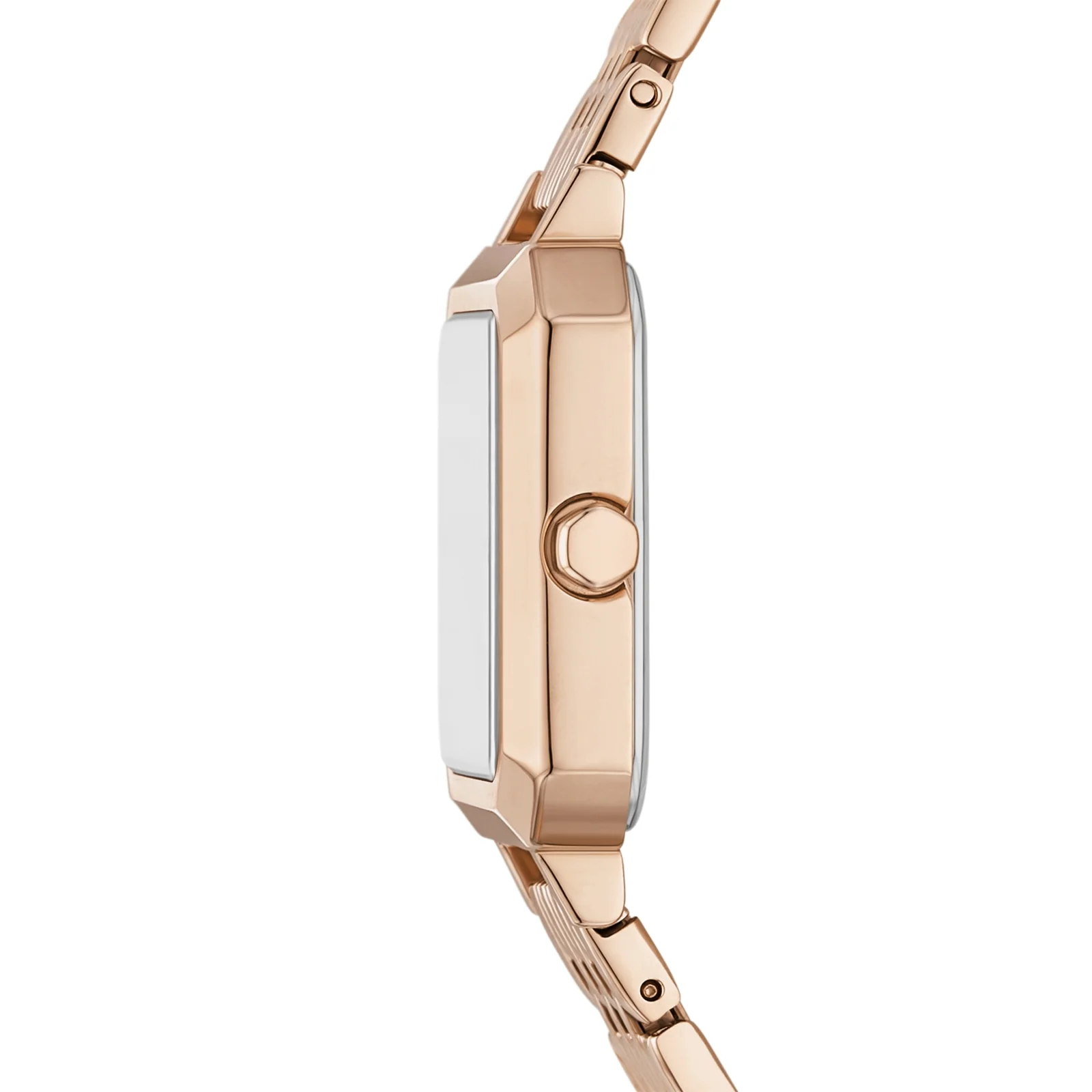 Armani Exchange Three-Hand Rose Gold-Tone Stainless Steel Watch and Bracelet Set AX7164SET - Image 4