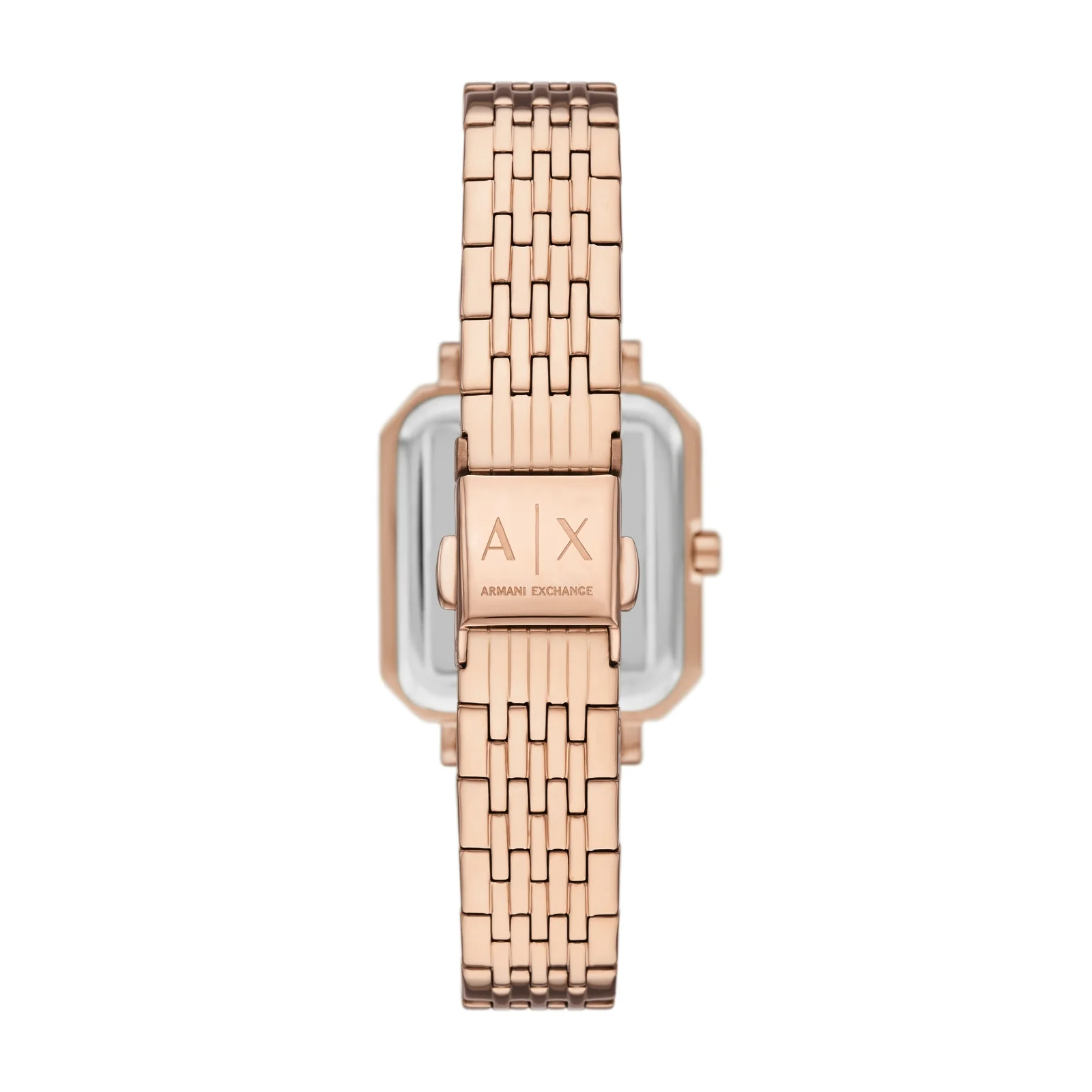 Armani Exchange Three-Hand Rose Gold-Tone Stainless Steel Watch and Bracelet Set AX7164SET - Image 5