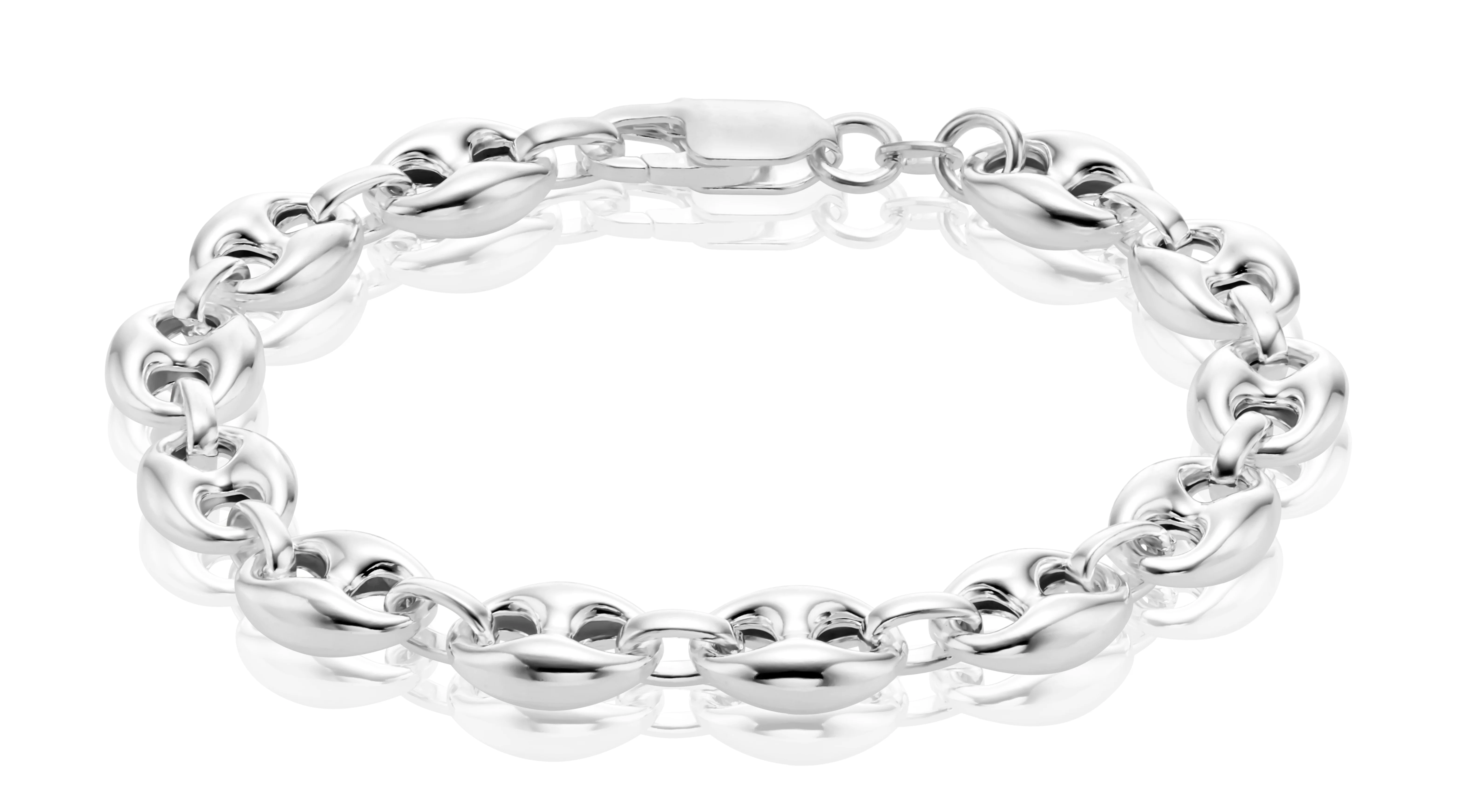 Sterling Silver 19cm Fancy Link Bracelet - Image 2