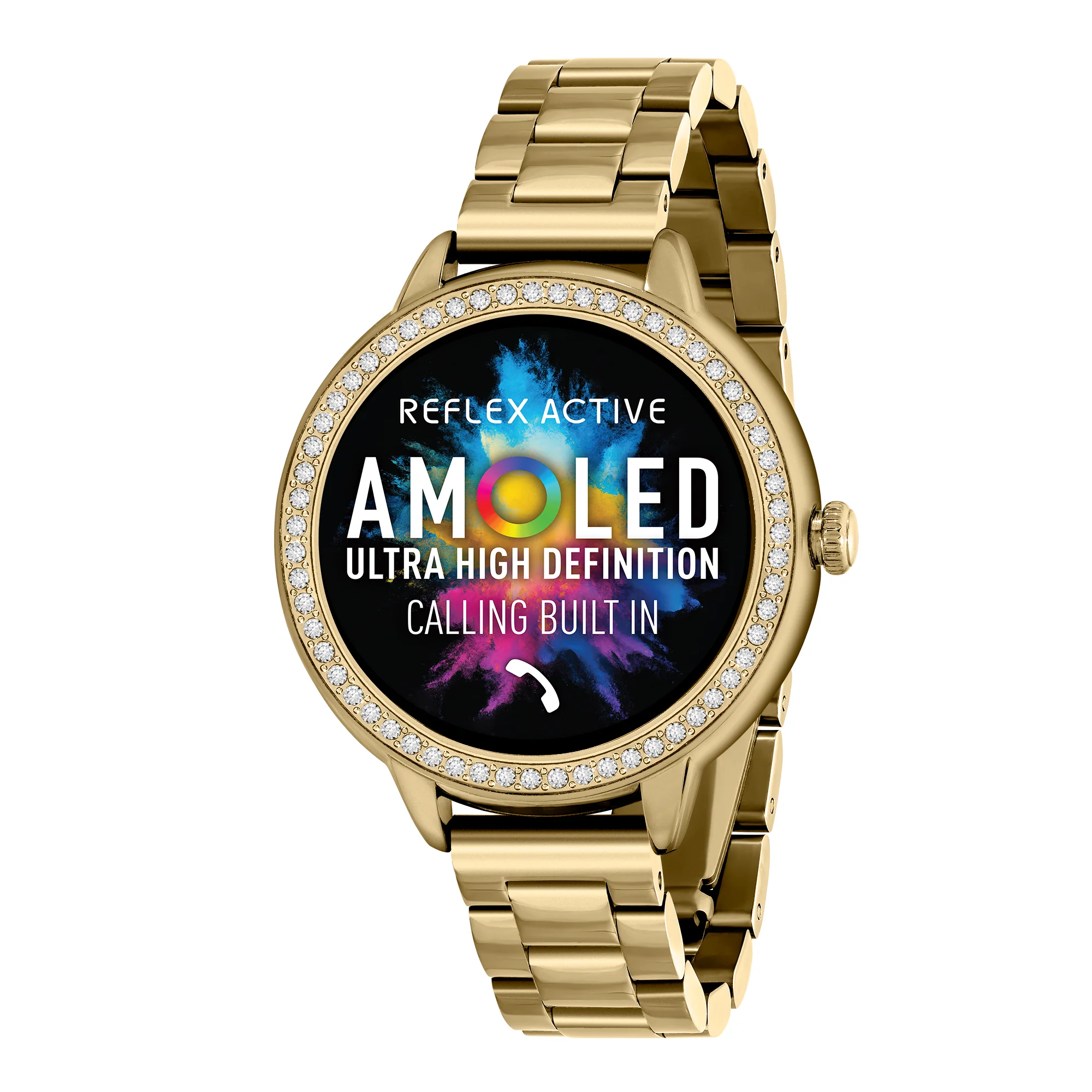 Reflex Active Series 41 Amoled Smart Calling Watch RA41-4098
