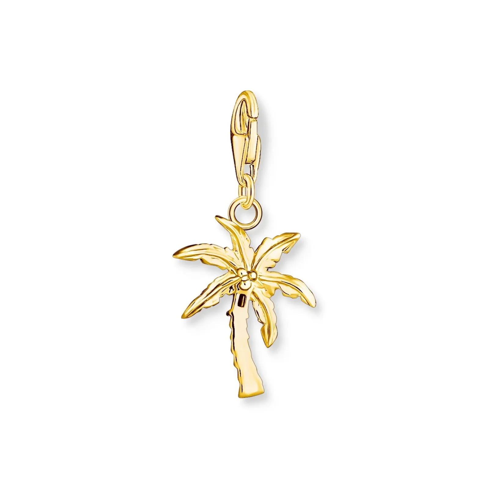 THOMAS SABO Charm Pendant Palm Tree Gold Multicoloured Stone - Image 2