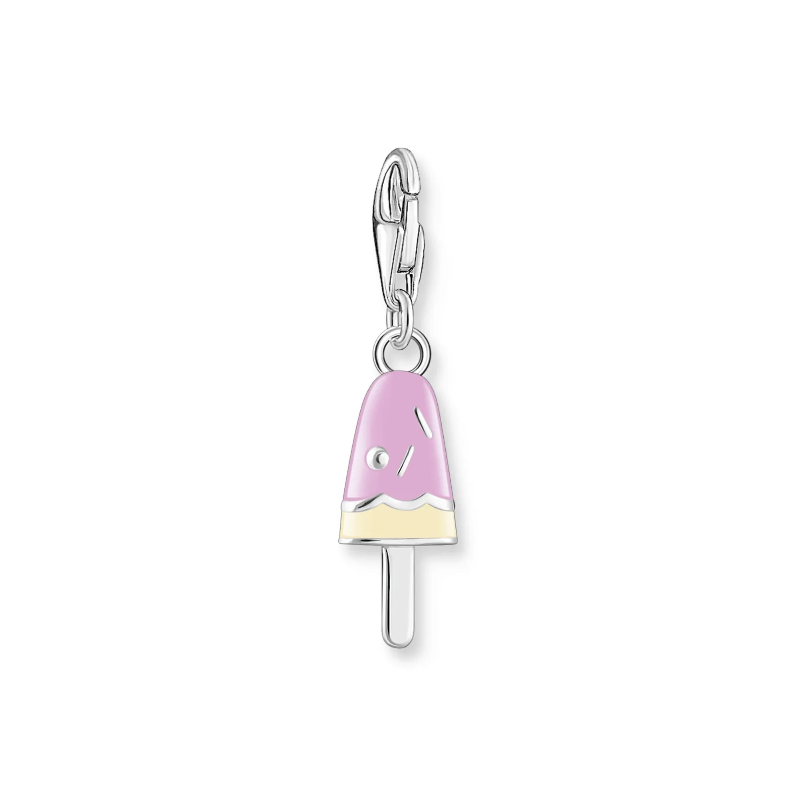 THOMAS SABO Charm Pendant Popsicle with White Stones Silver - Image 2