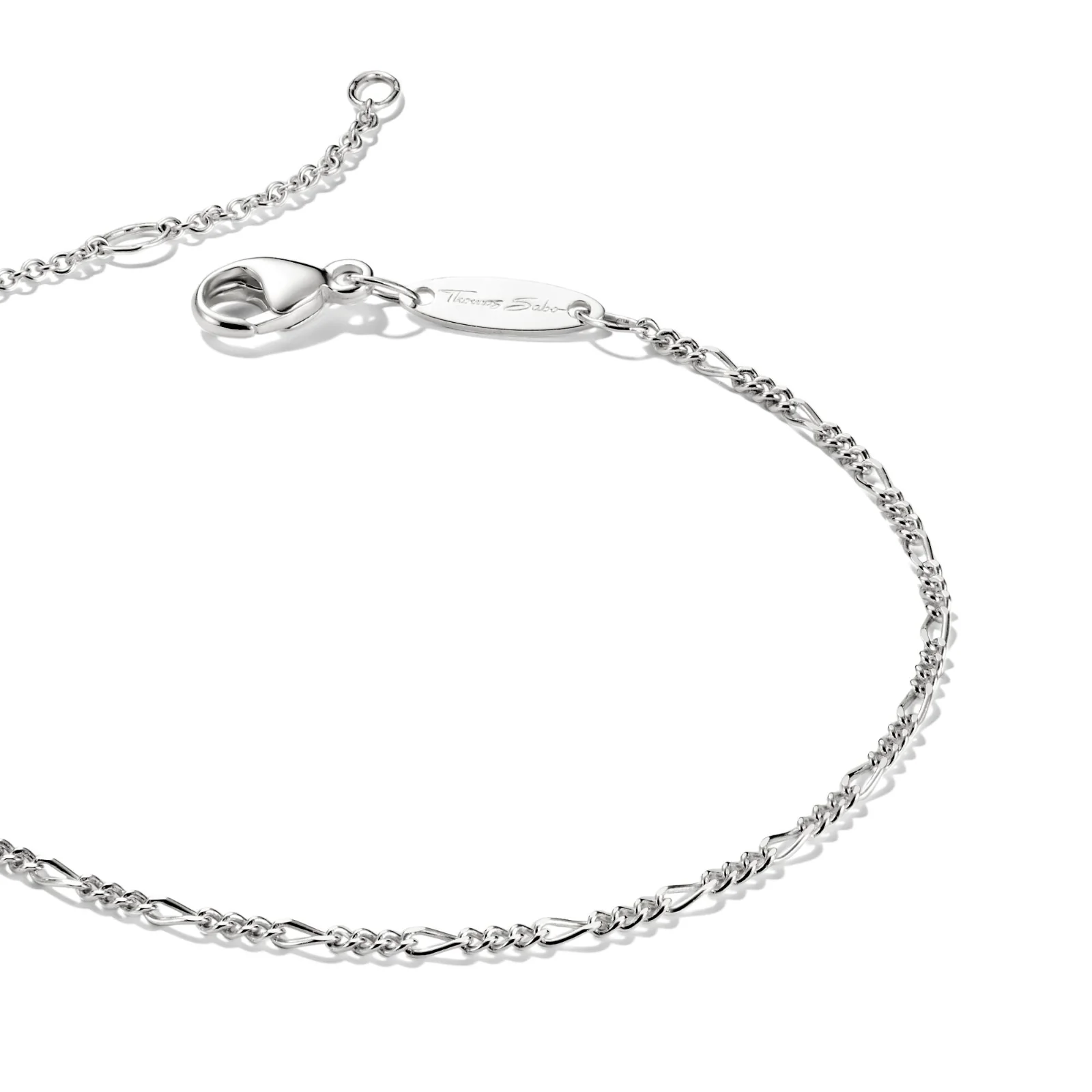 THOMAS SABO Charm Bracelet Figaro Design Silver - Image 2