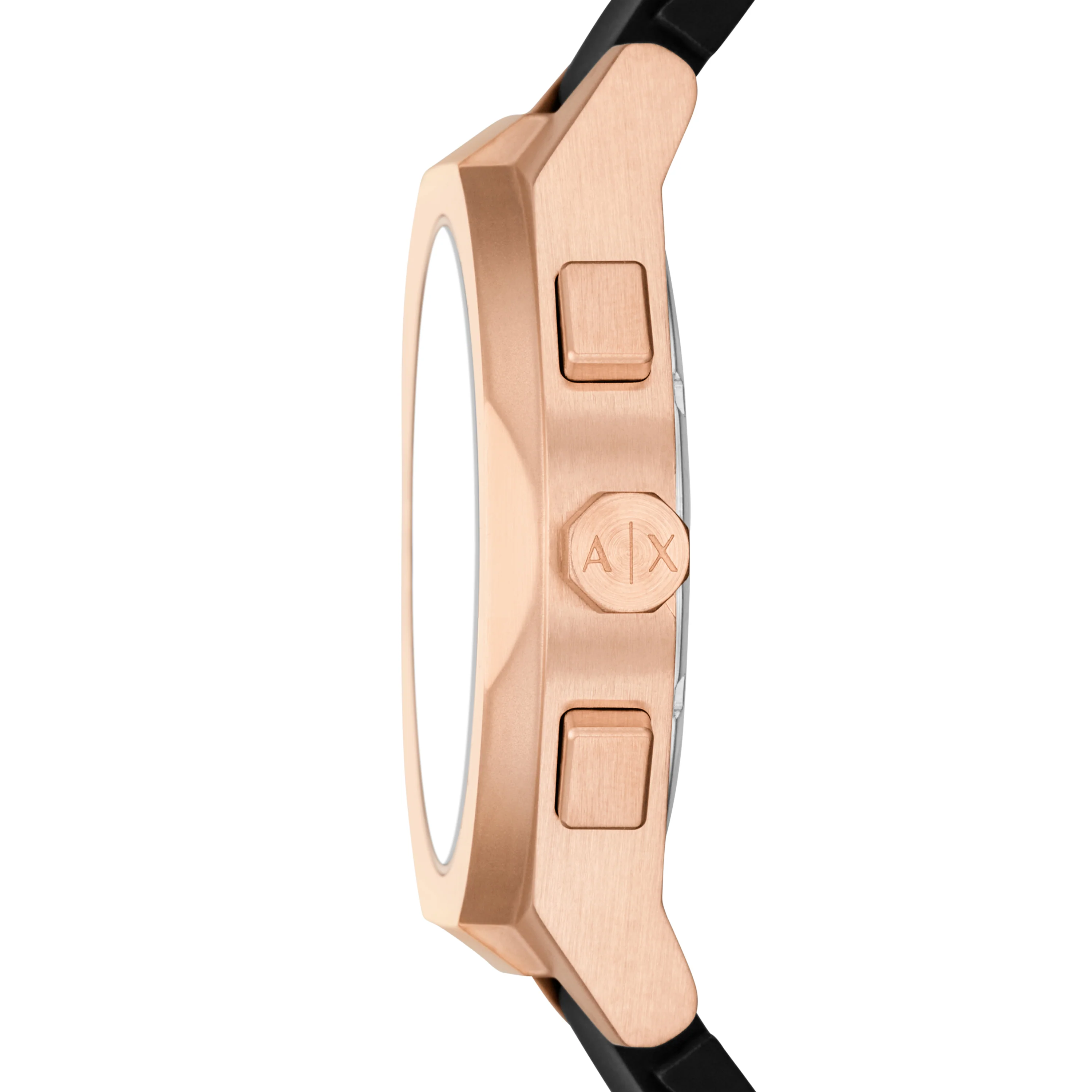 Armani Exchange Sync Chronograph Black Silicone Watch AX4190 - Image 3