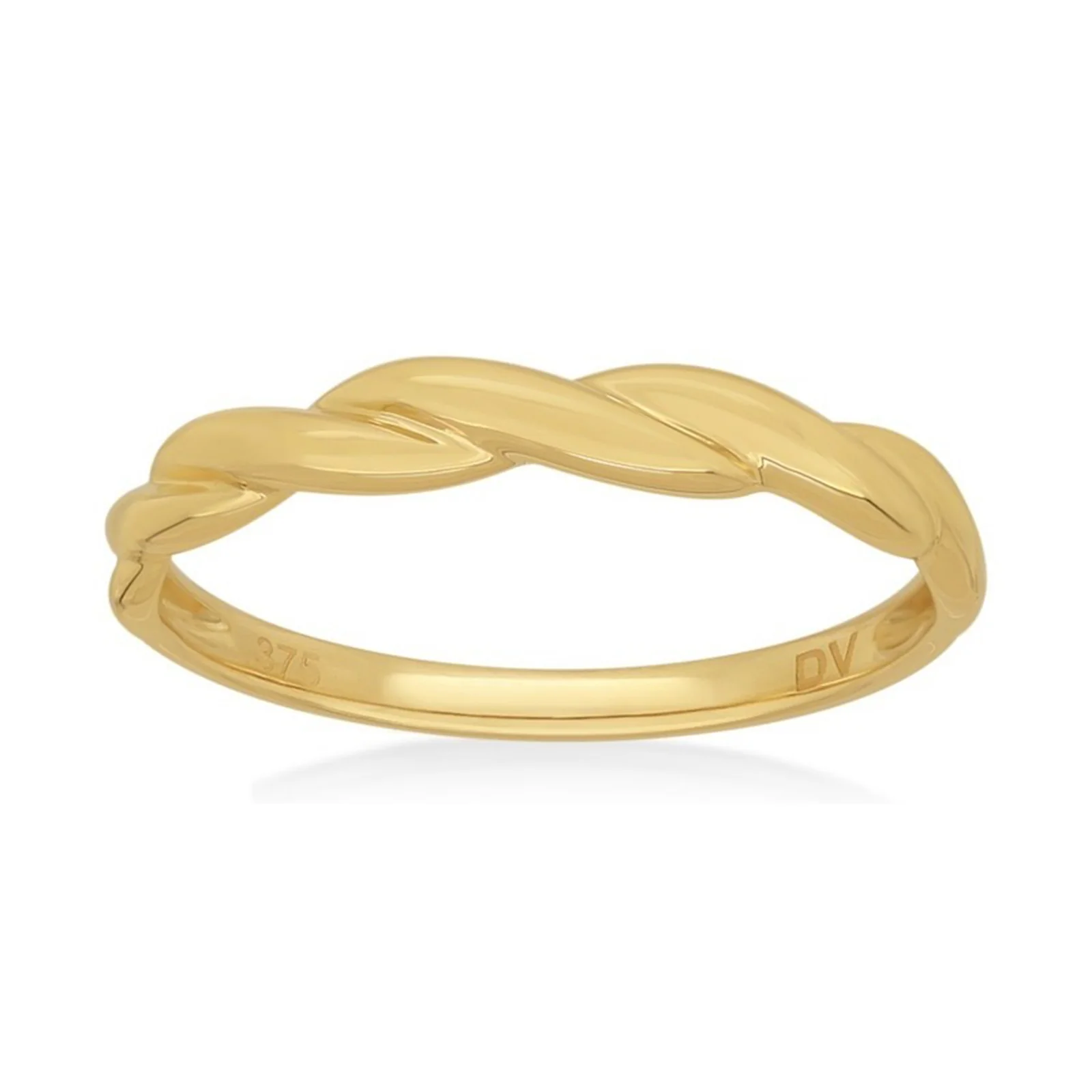 9ct Yellow Gold Twist Ring