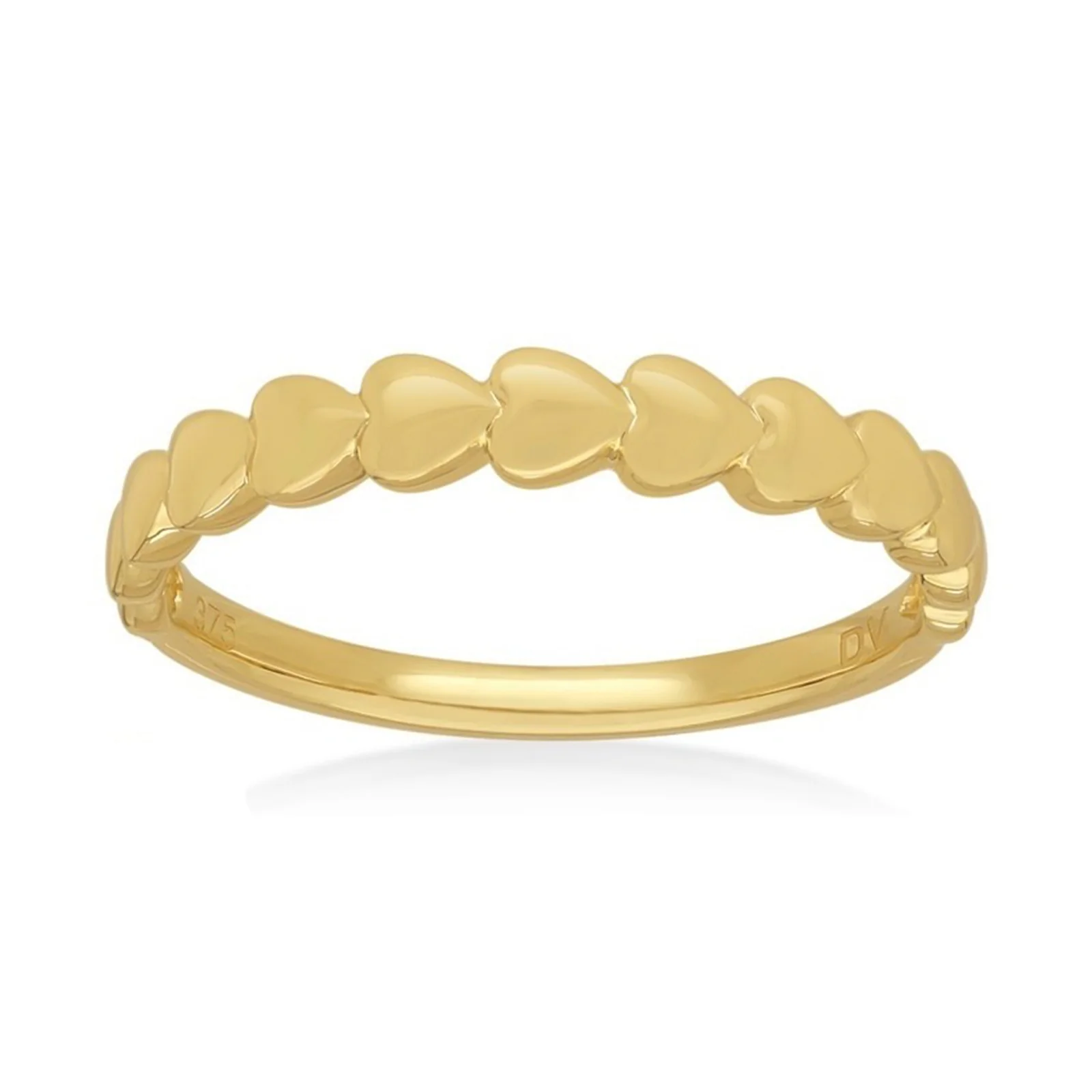 9ct Yellow Gold Heart Ring